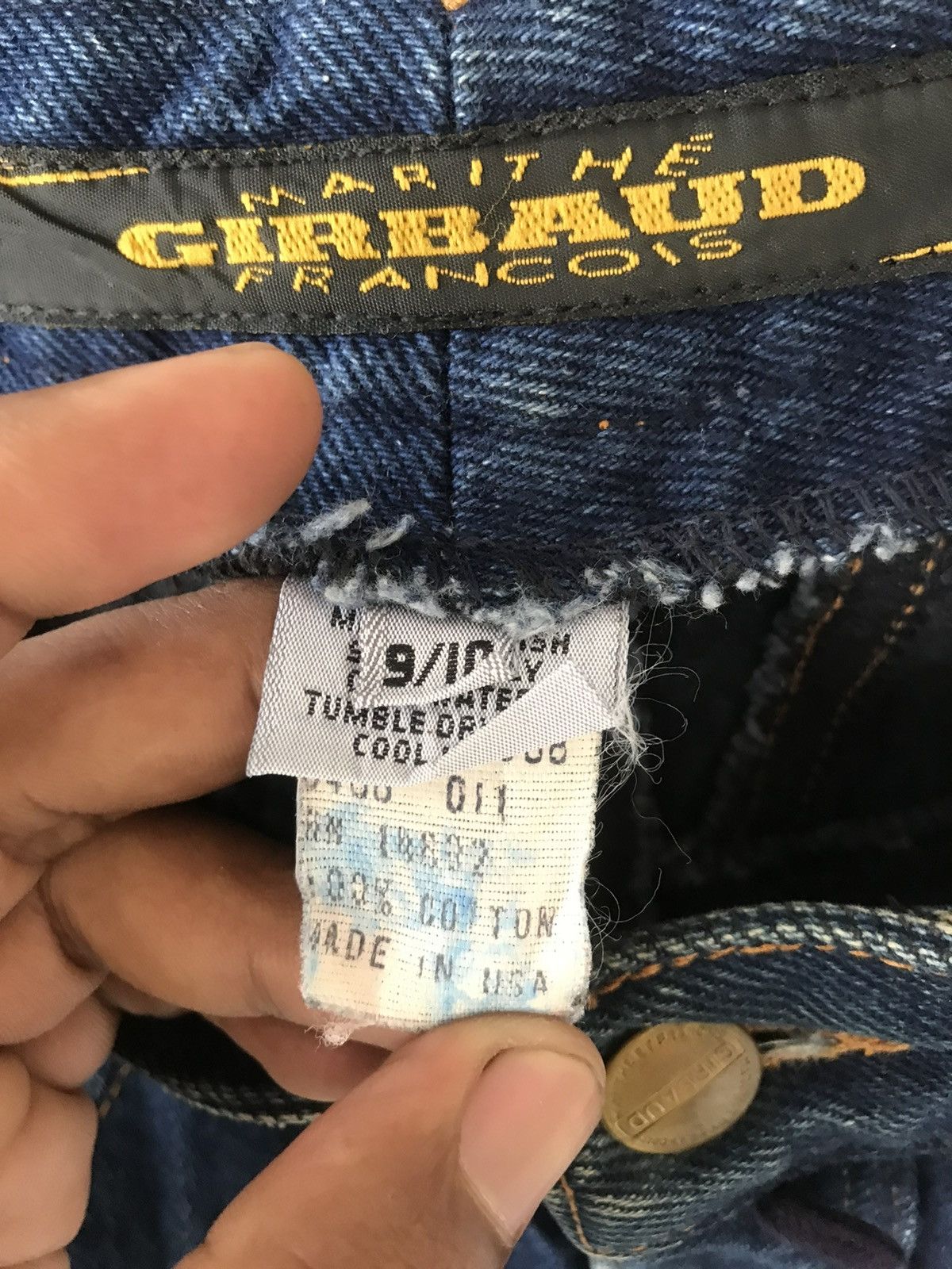 Marithe + Francois Girbaud VINTAGE MARITHE FRANCOIS GIRBAUD BLUE JEANS Size US 30 / EU 46 - 3 Thumbnail