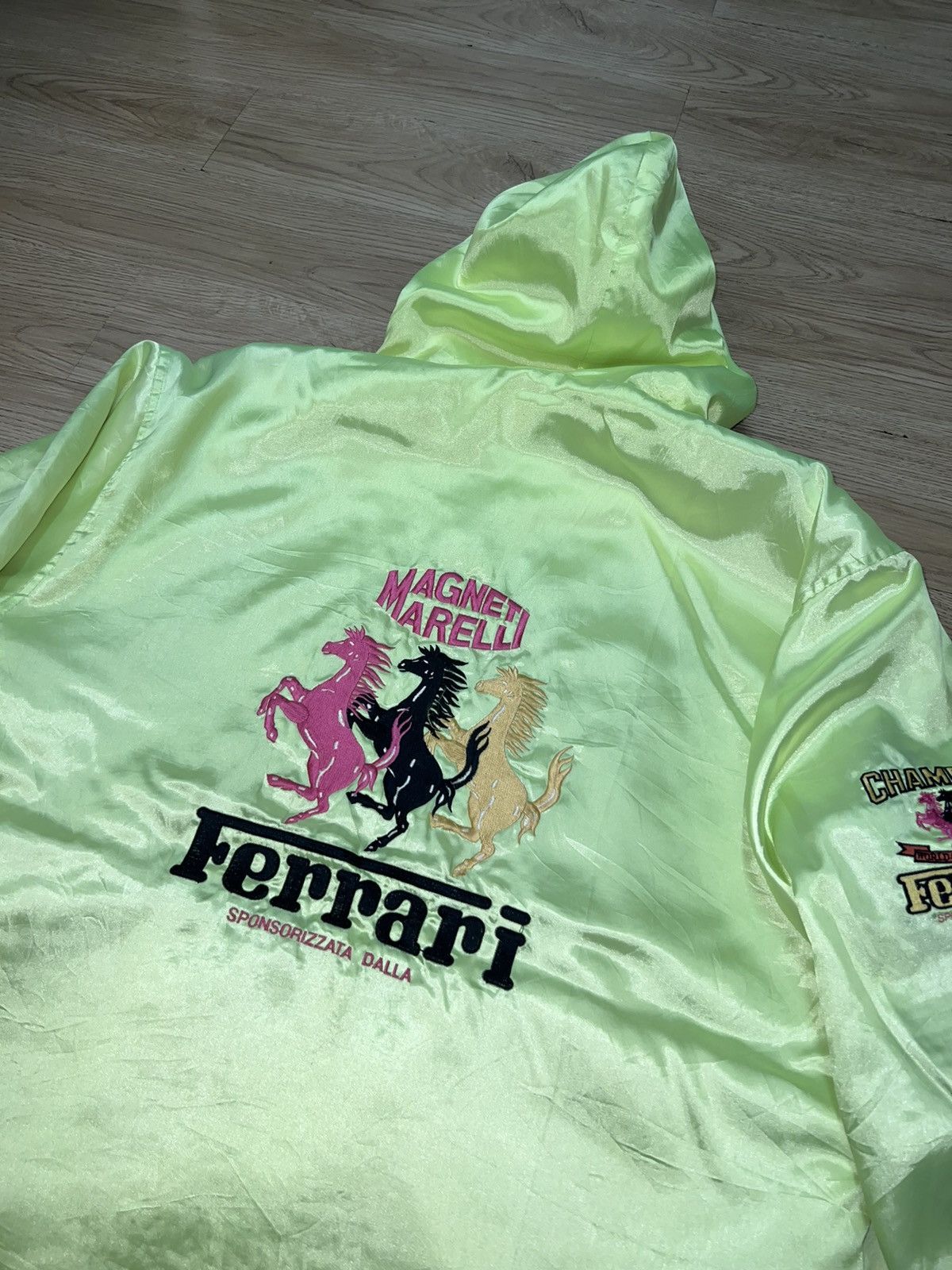 Ferrari Vintage Magneti Marelli Ferrari Grandprix Team Long Jacket Size US L / EU 52-54 / 3 - 5 Thumbnail