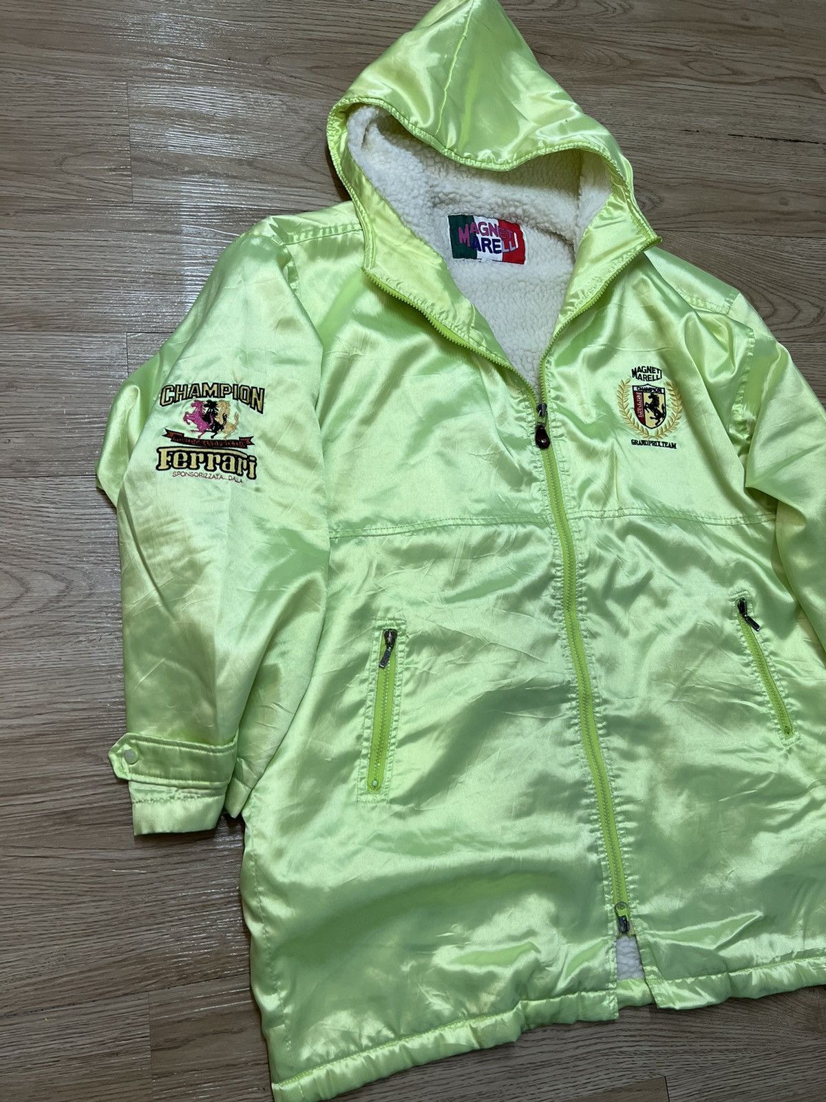 Ferrari Vintage Magneti Marelli Ferrari Grandprix Team Long Jacket Size US L / EU 52-54 / 3 - 4 Thumbnail