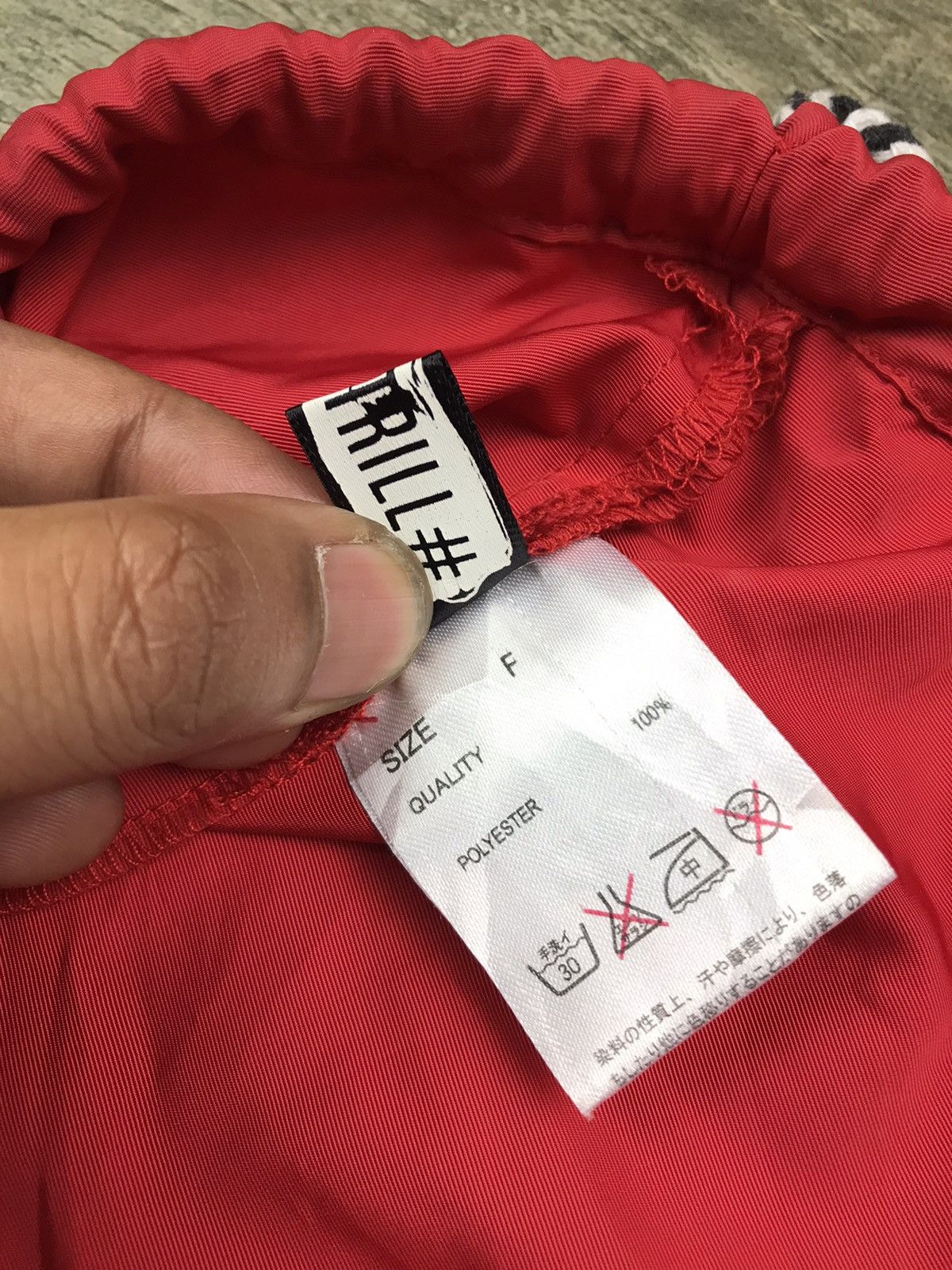 Japanese Brand × Vintage 🖕FUCK YOU RARE ALPHA DRILLIN’ FINESSE DRAWSTRING BAG Size ONE SIZE - 7 Thumbnail