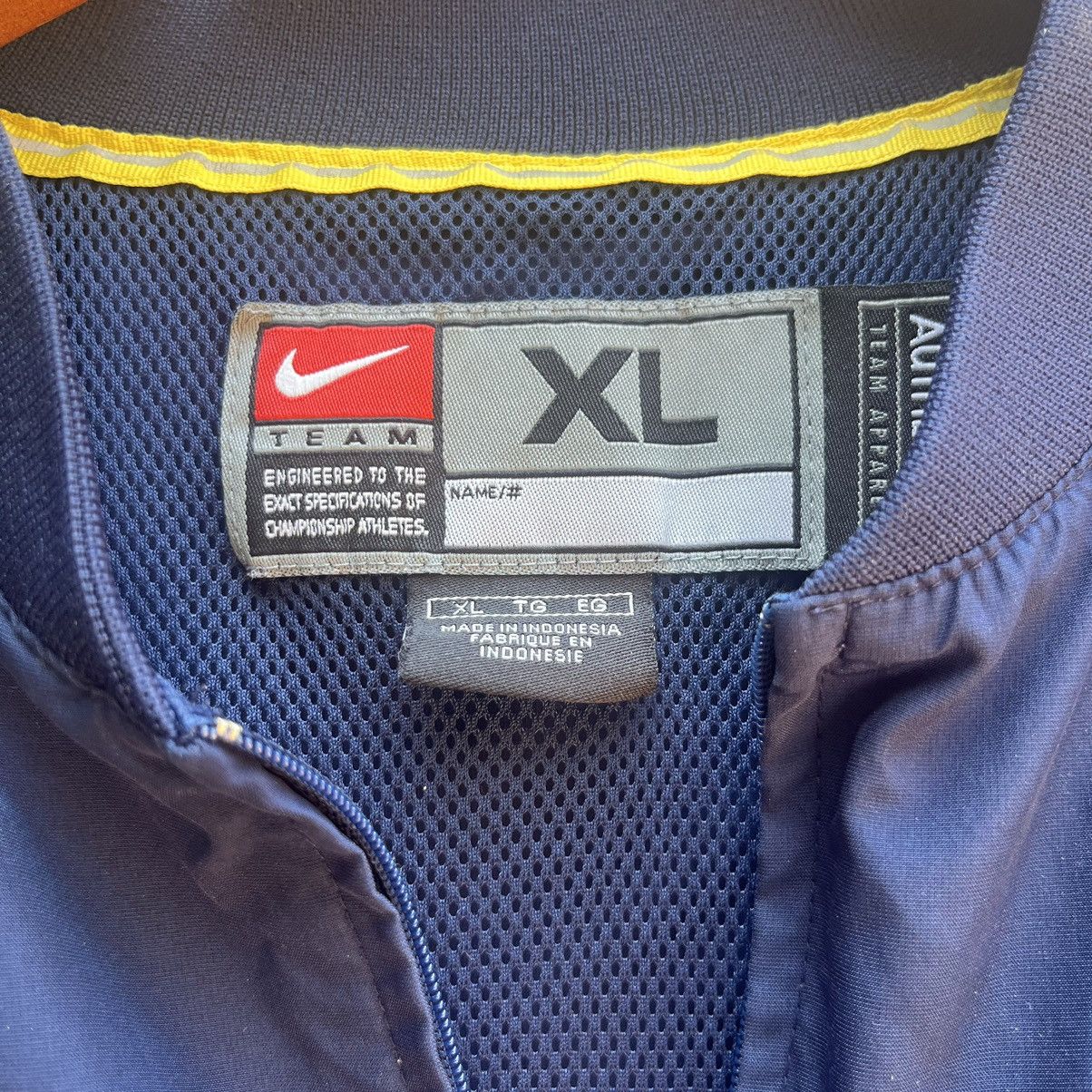 Nike × Vintage Vintage University of Michigan Quarter Zip Windbreaker Size US L / EU 52-54 / 3 - 2 Thumbnail