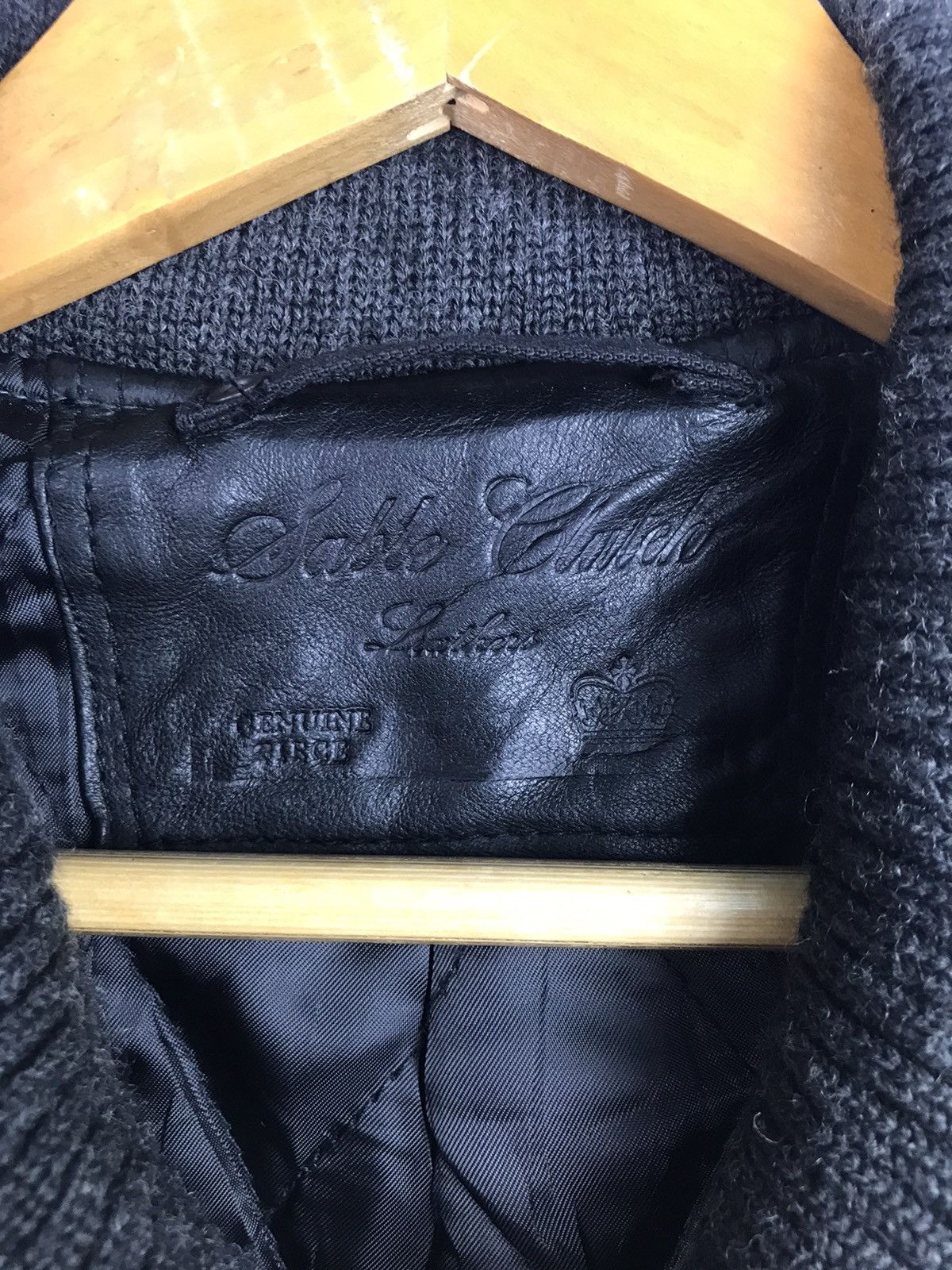 If Six Was Nine Cafe Racers Wool leather jacket rare design Size US L / EU 52-54 / 3 - 4 Thumbnail