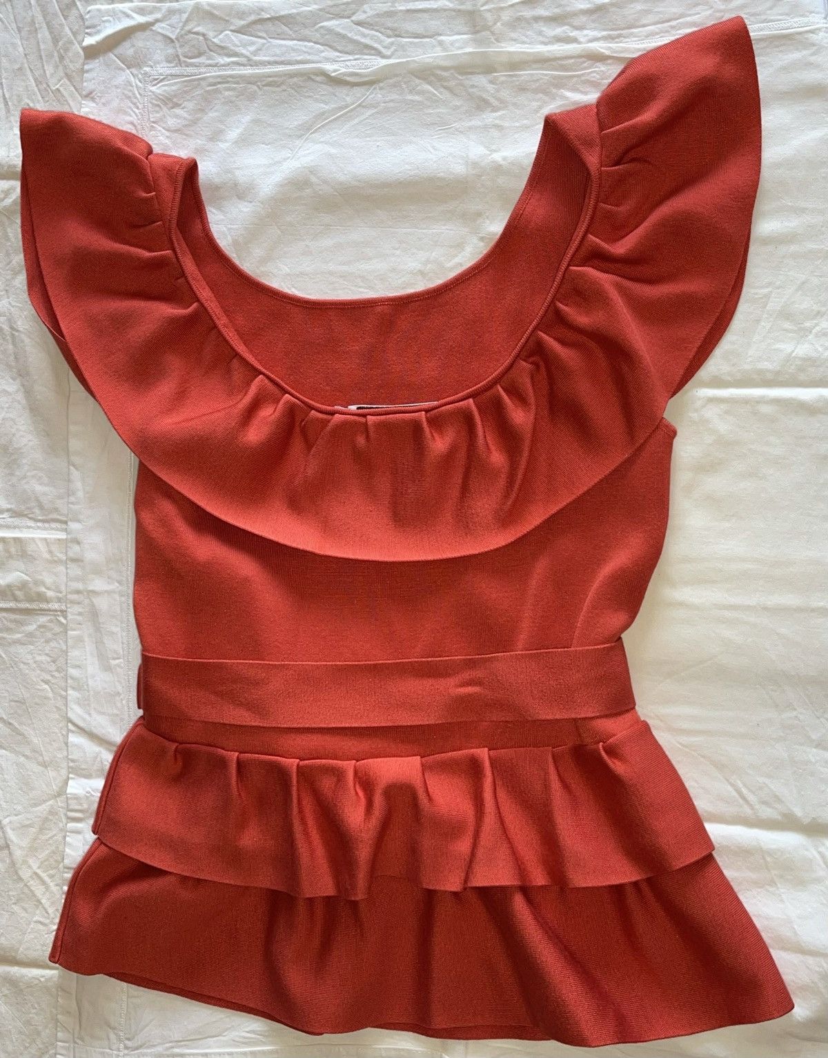 Dior Coral Orange Pure Silk Dior Top Size S / US 4 / IT 40 - 2 Thumbnail