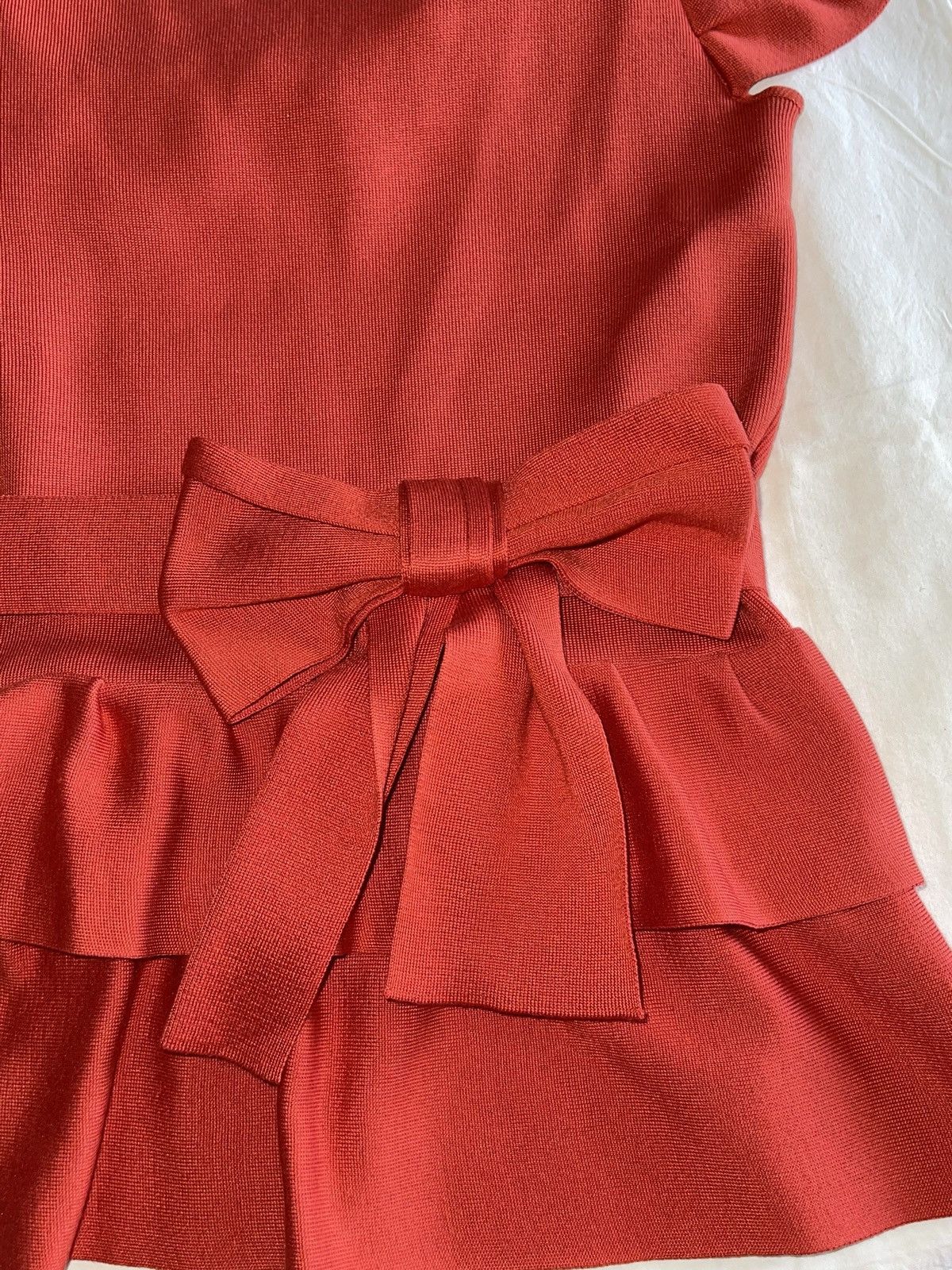 Dior Coral Orange Pure Silk Dior Top Size S / US 4 / IT 40 - 6 Thumbnail