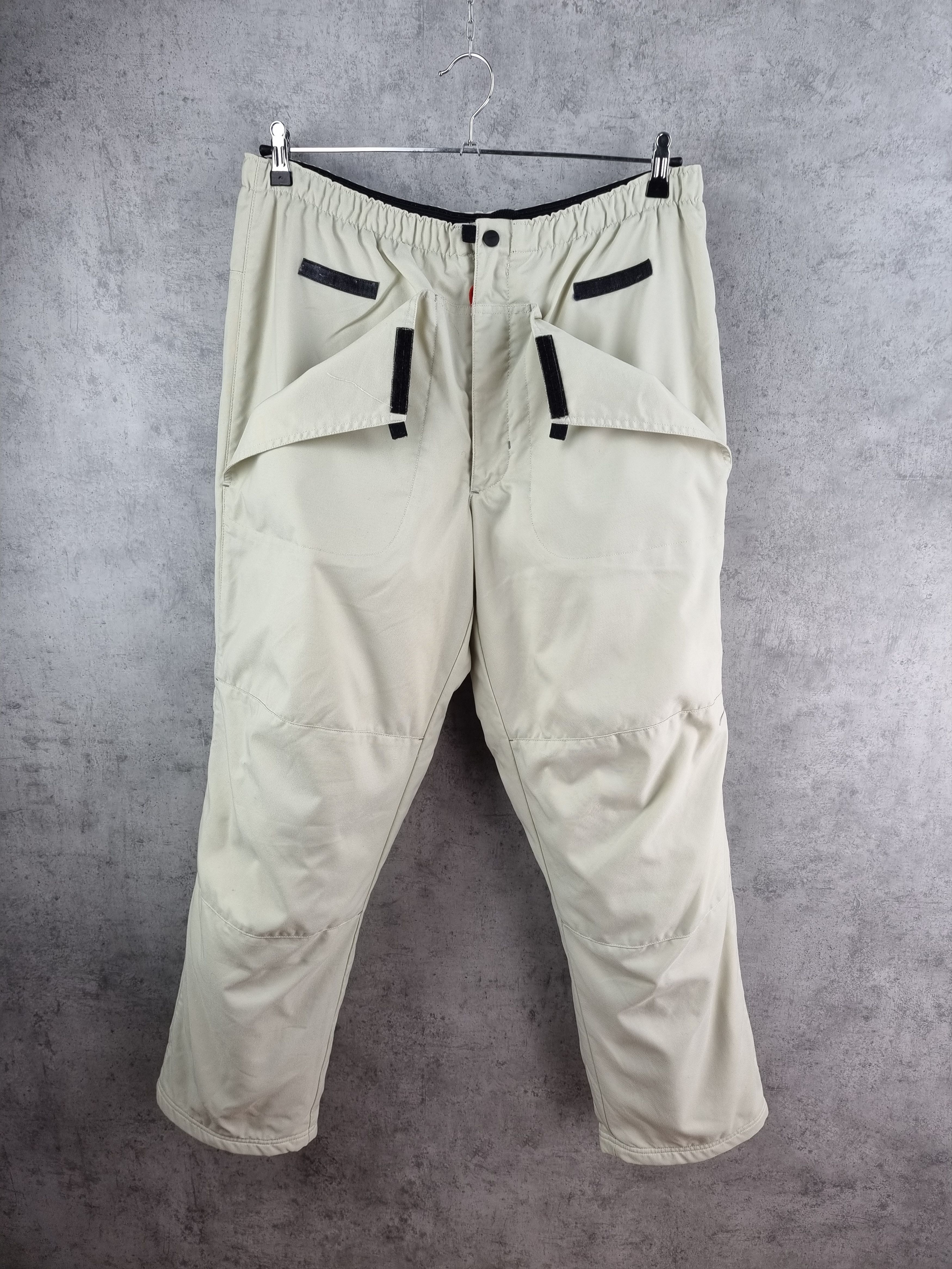 Nike × Vintage 90s NIKE Technical Nylon Ski Snowboarding Pants Size US 33 - 1 Thumbnail