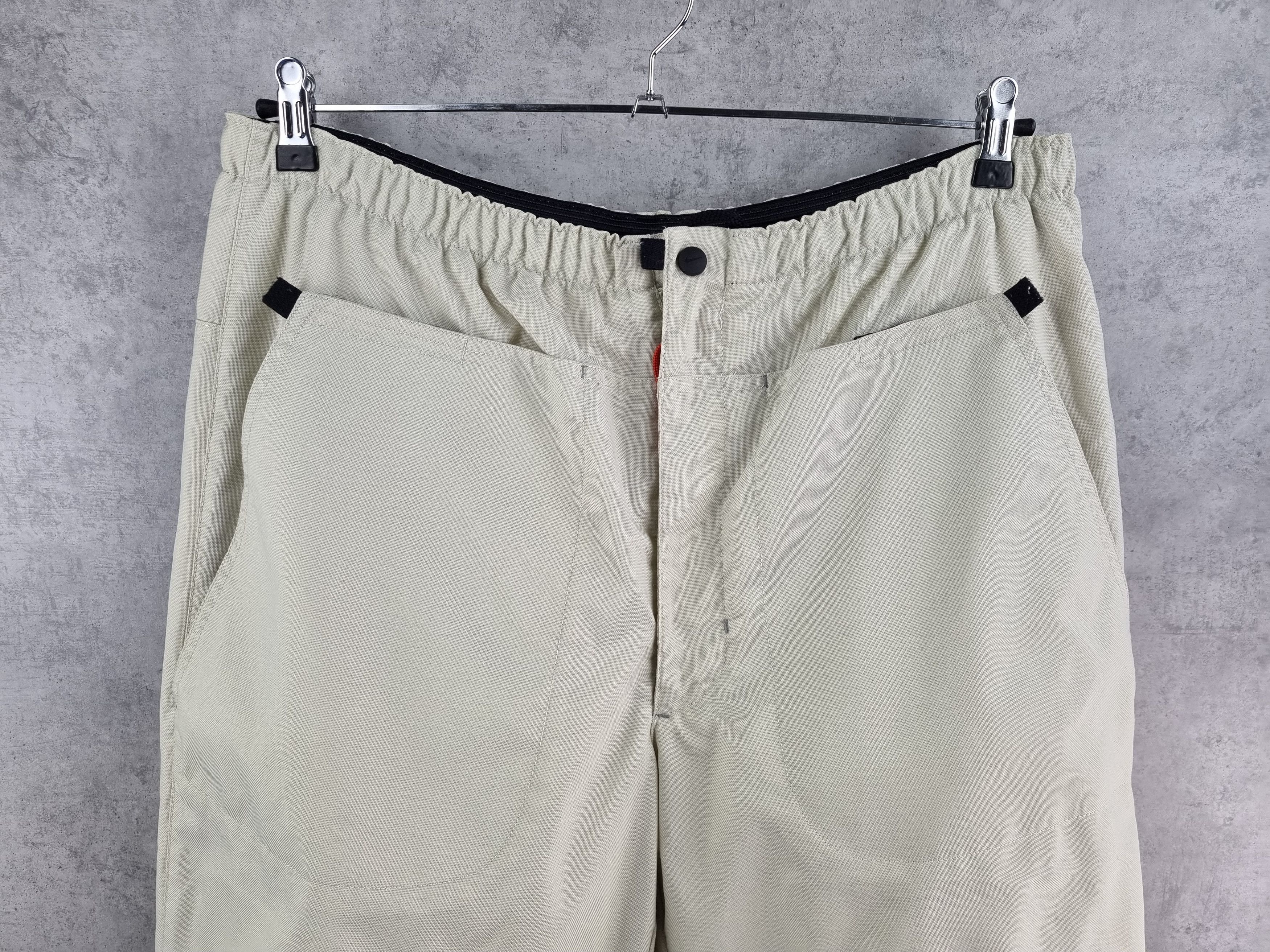 Nike × Vintage 90s NIKE Technical Nylon Ski Snowboarding Pants Size US 33 - 5 Thumbnail