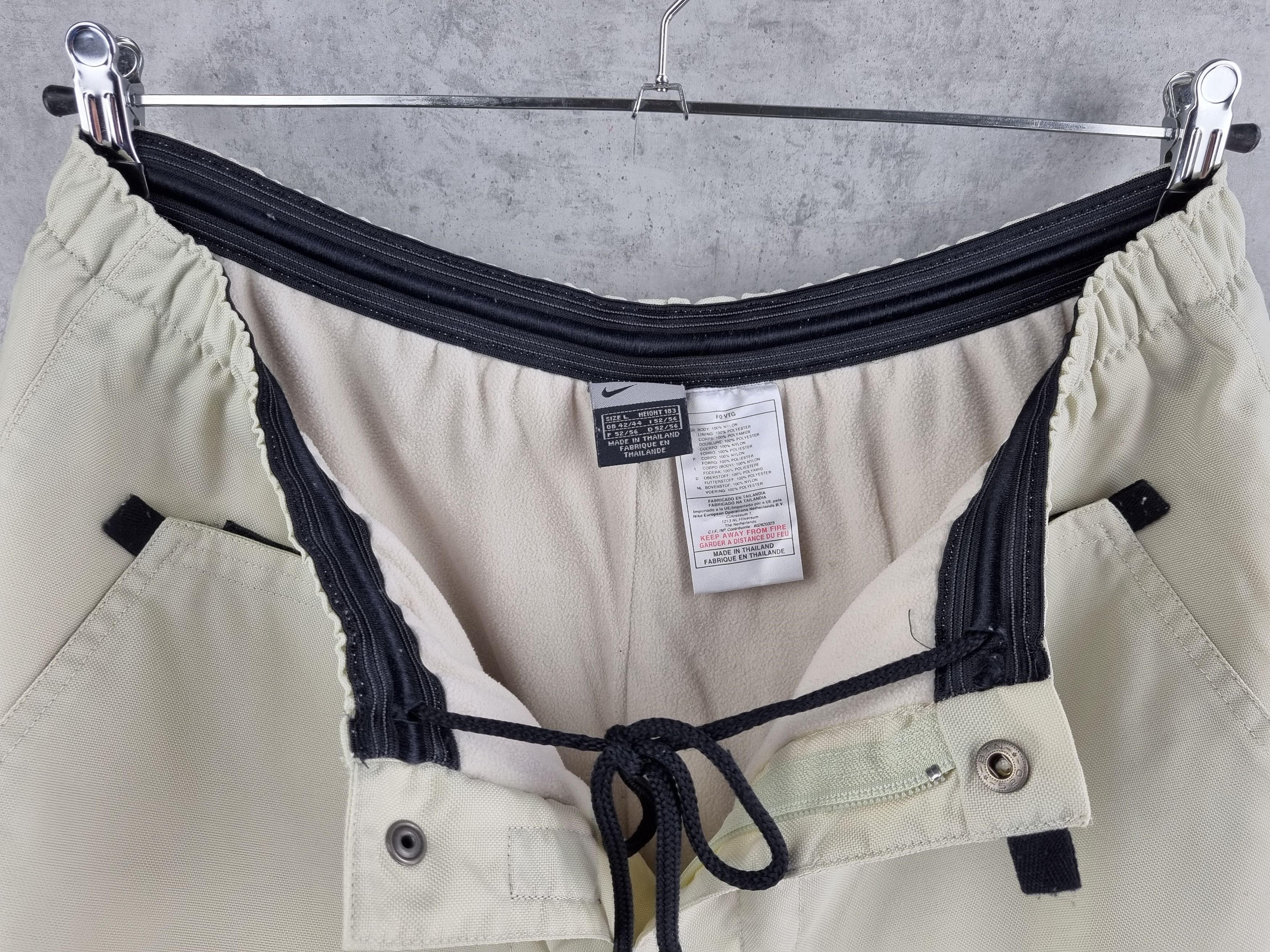 Nike × Vintage 90s NIKE Technical Nylon Ski Snowboarding Pants Size US 33 - 8 Thumbnail