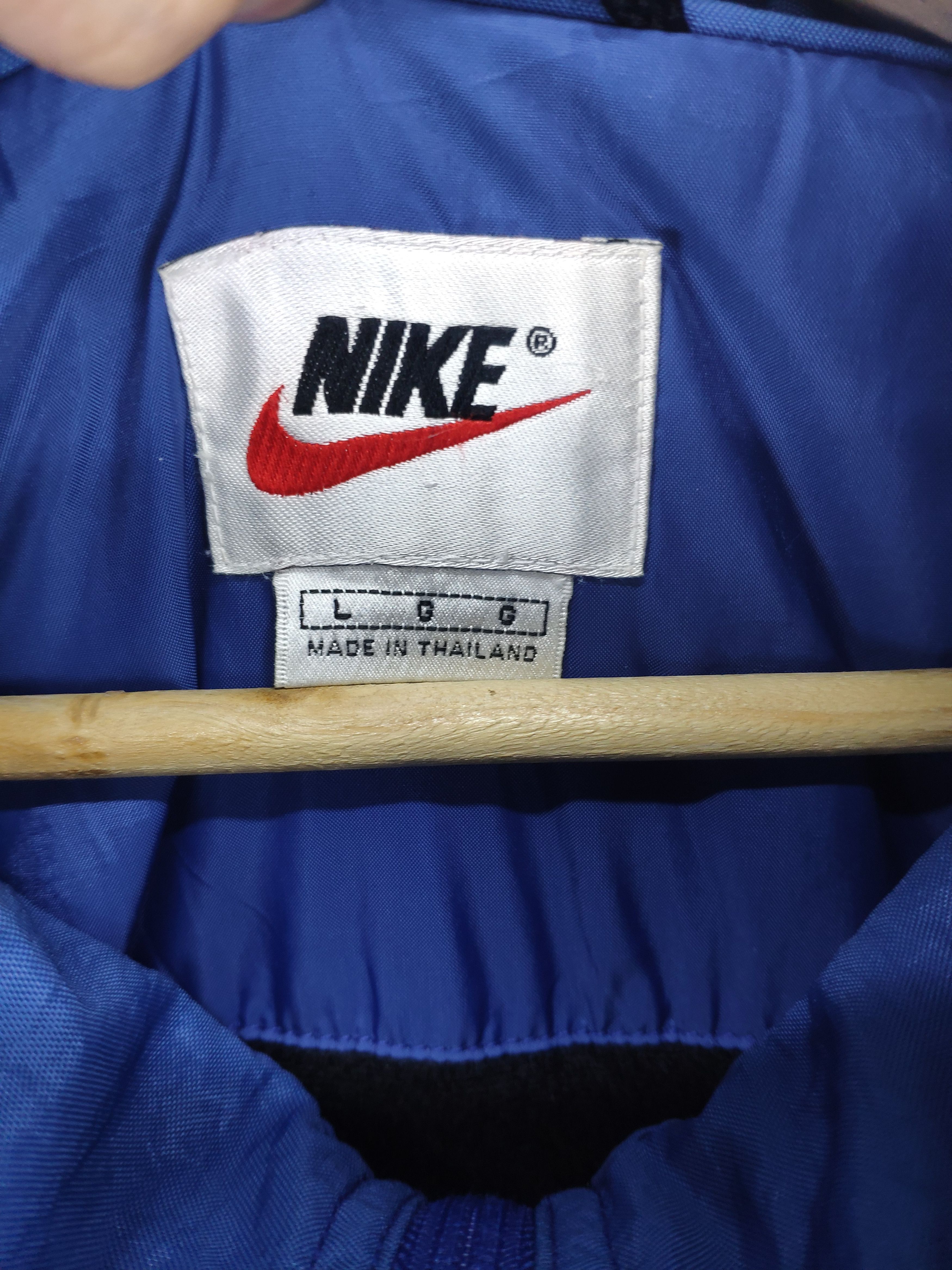 Nike × Vintage Vintage 90s Nike Jacket Size US L / EU 52-54 / 3 - 3 Thumbnail