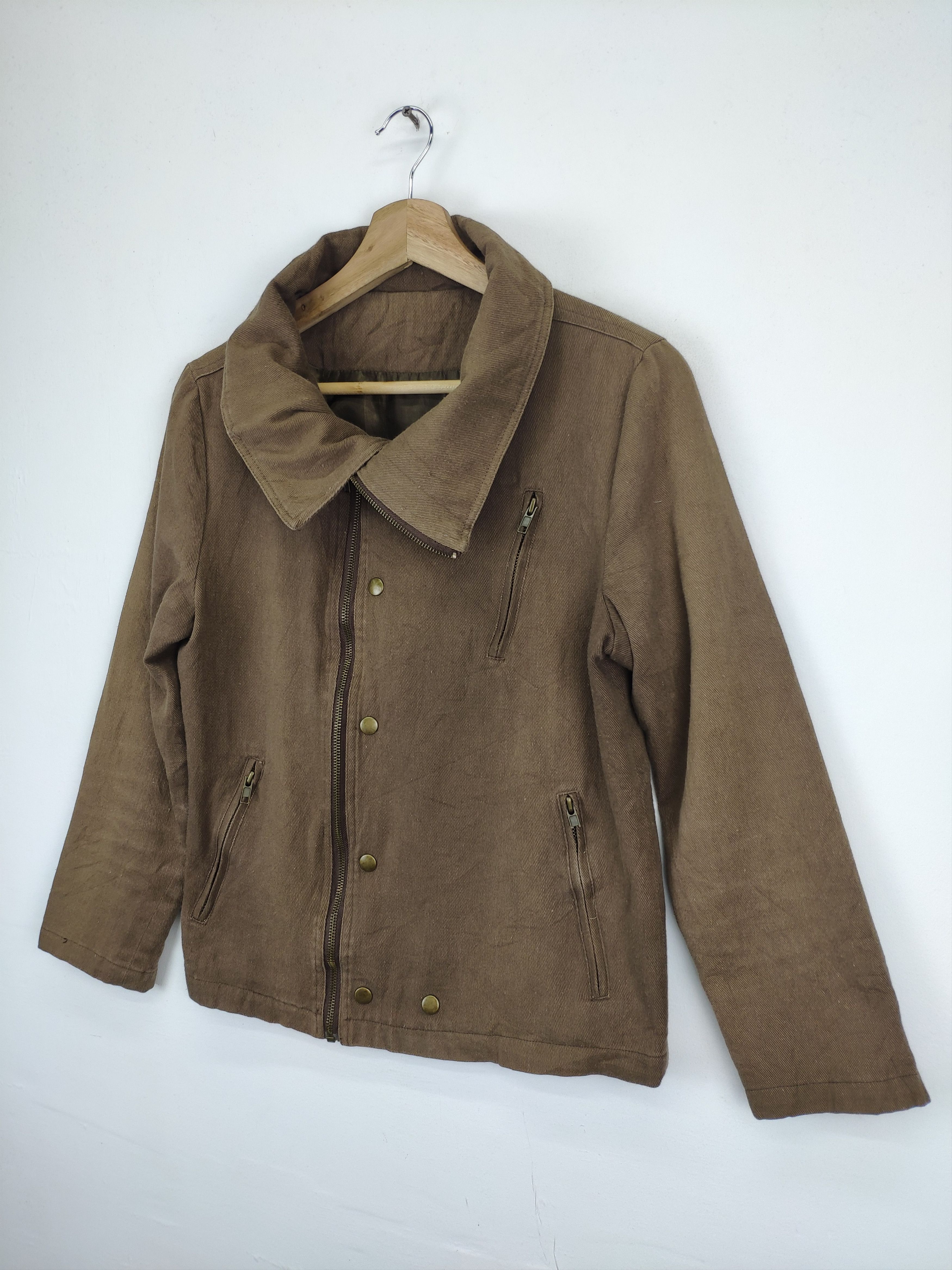 Japanese Brand × Vintage Vintage Cropped Double Collar Punk Jacket Style Size S / US 4 / IT 40 - 6 Thumbnail