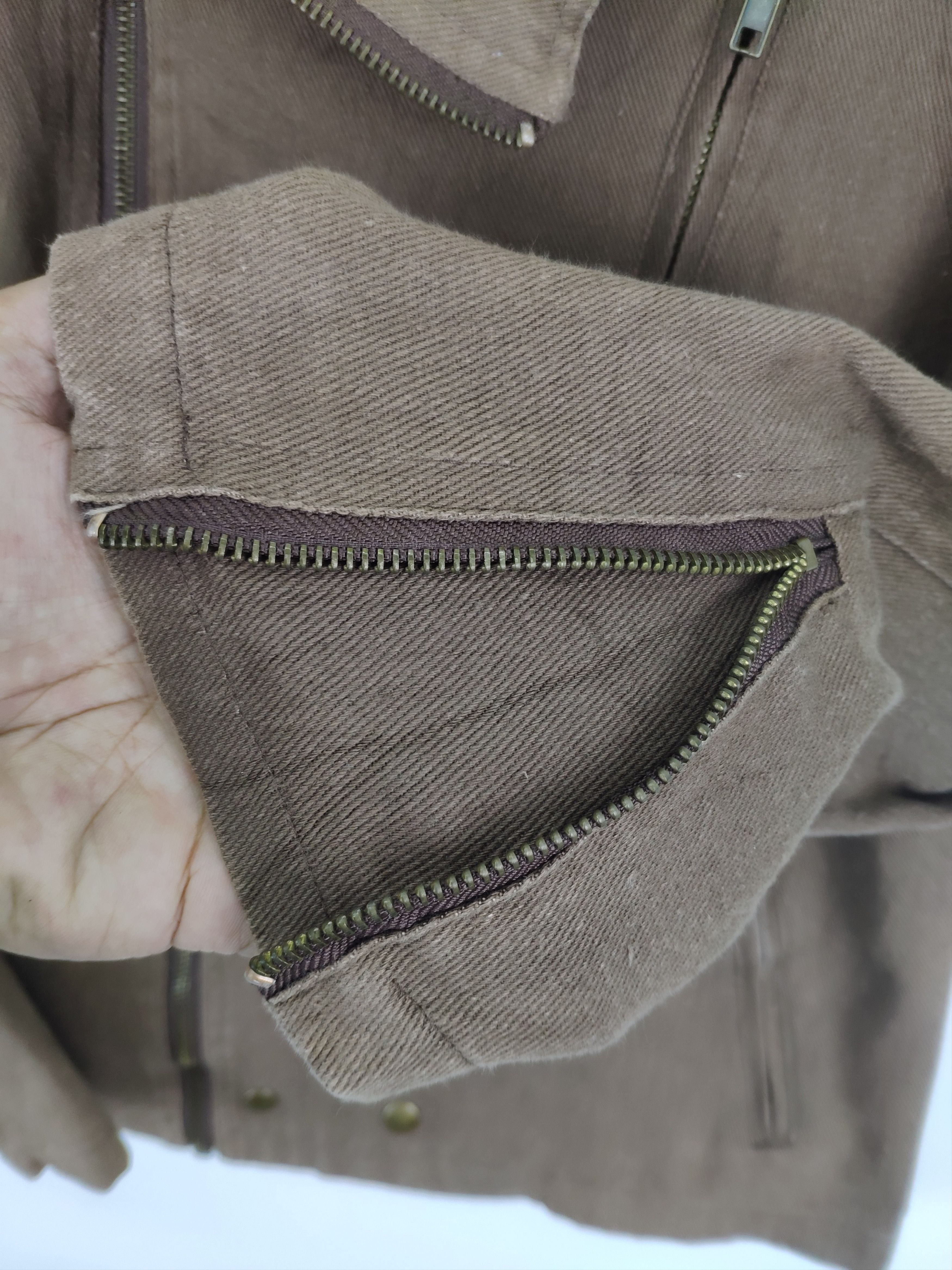 Japanese Brand × Vintage Vintage Cropped Double Collar Punk Jacket Style Size S / US 4 / IT 40 - 8 Thumbnail