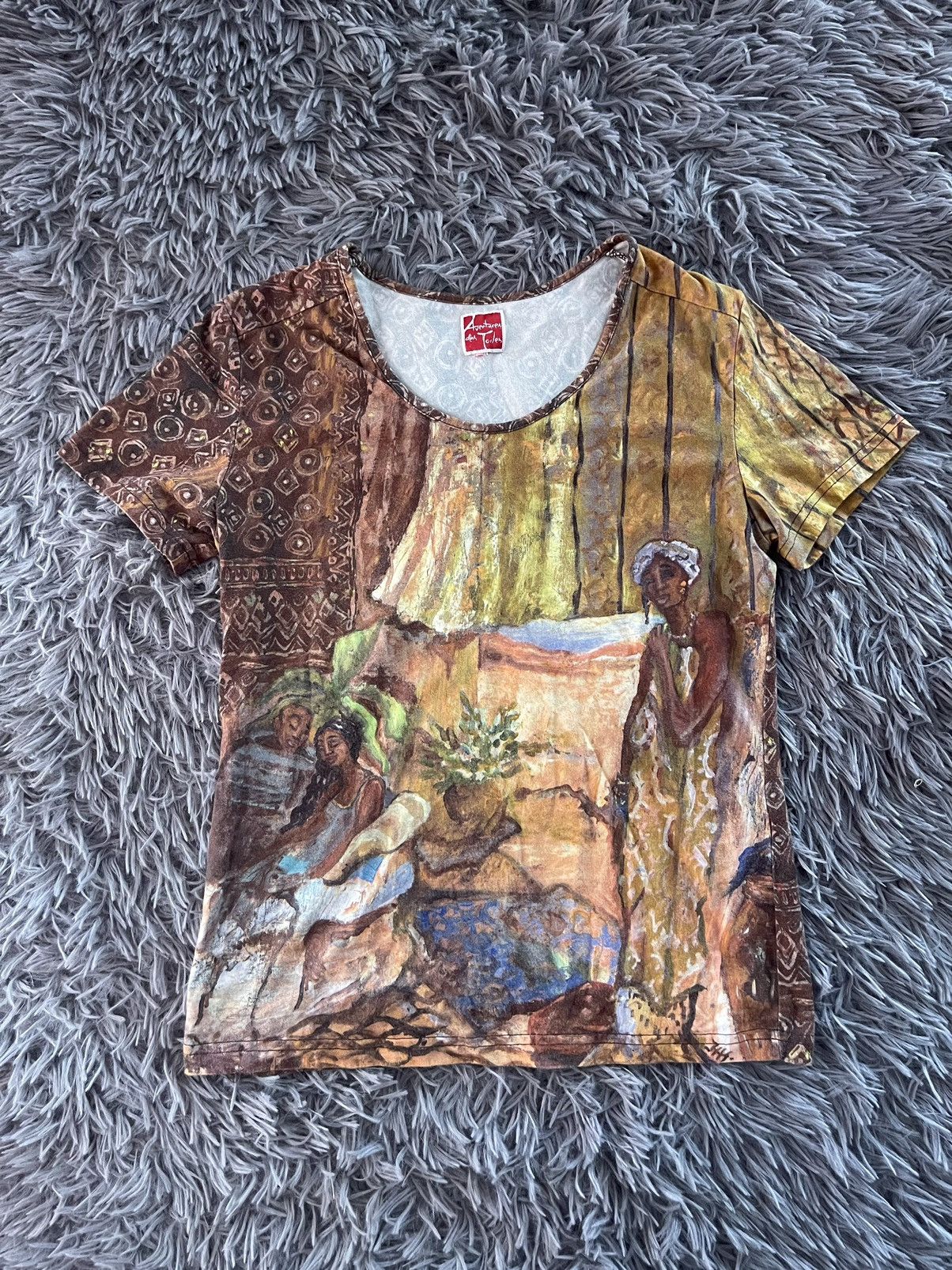 Japanese Brand × Vintage Aventures des toiles 90s JPG style printed graphic t-shirt Size S / US 4 / IT 40 - 1 Thumbnail