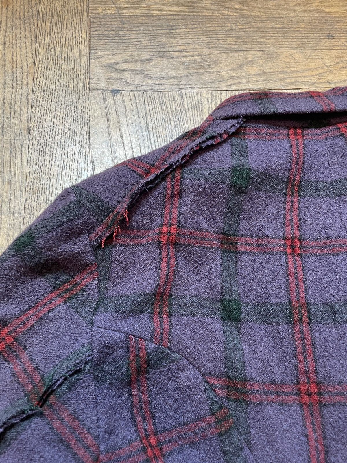 John Alexander Skelton AW18 CIV Double Breasted Raw Edge Coat Size US M / EU 48-50 / 2 - 9 Thumbnail