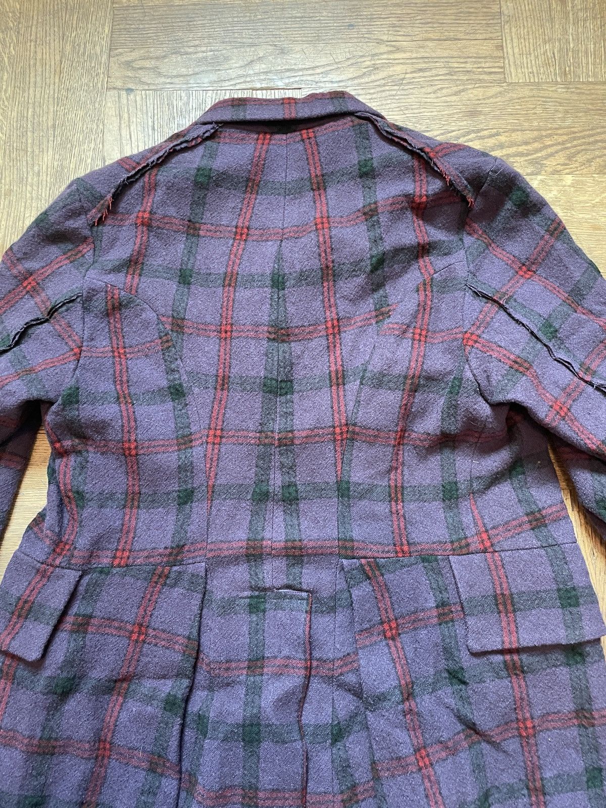 John Alexander Skelton AW18 CIV Double Breasted Raw Edge Coat Size US M / EU 48-50 / 2 - 10 Thumbnail