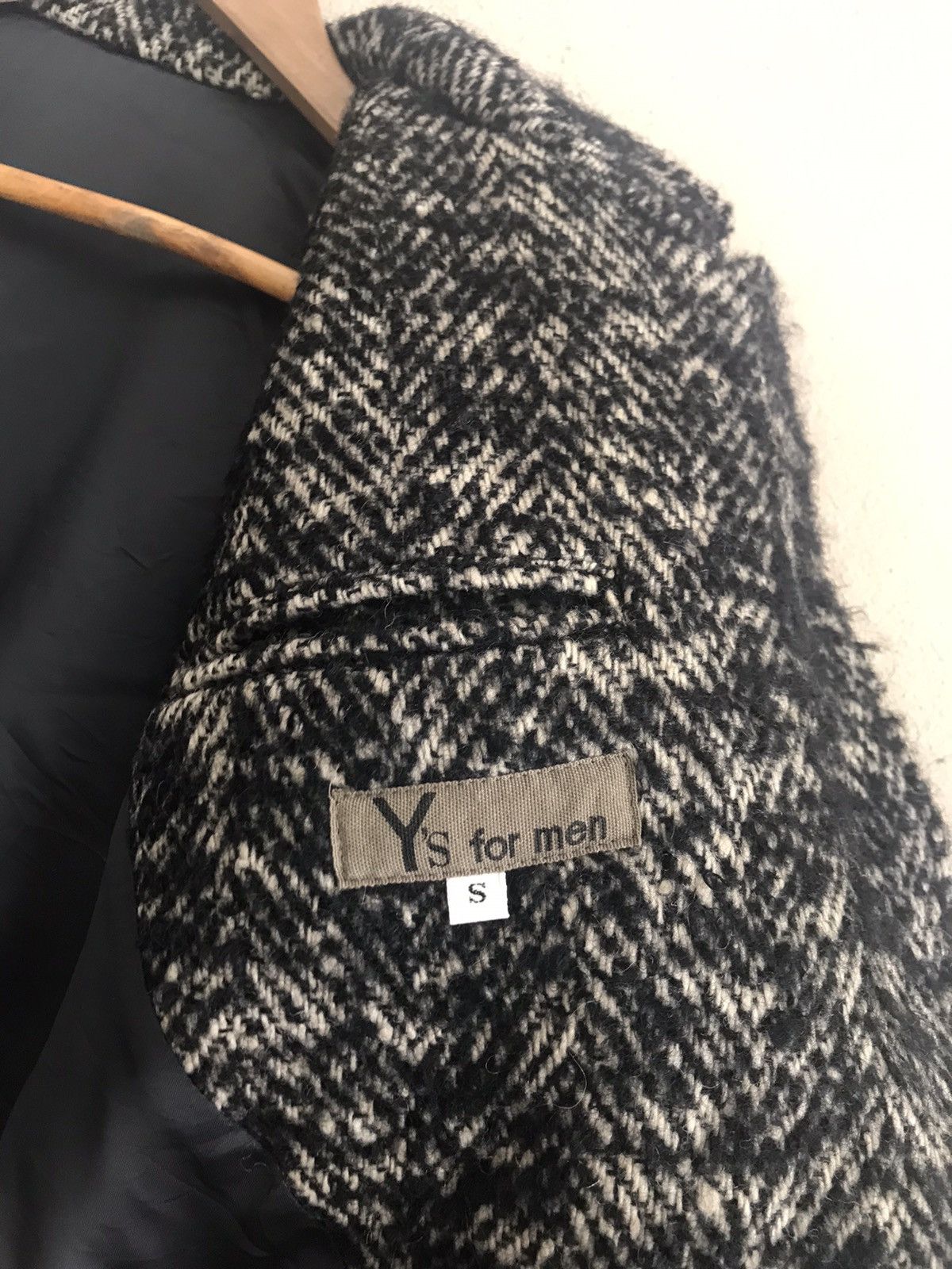 Yohji Yamamoto ✨Ys for Men wool blazer jacket nice design Size US M / EU 48-50 / 2 - 8 Thumbnail