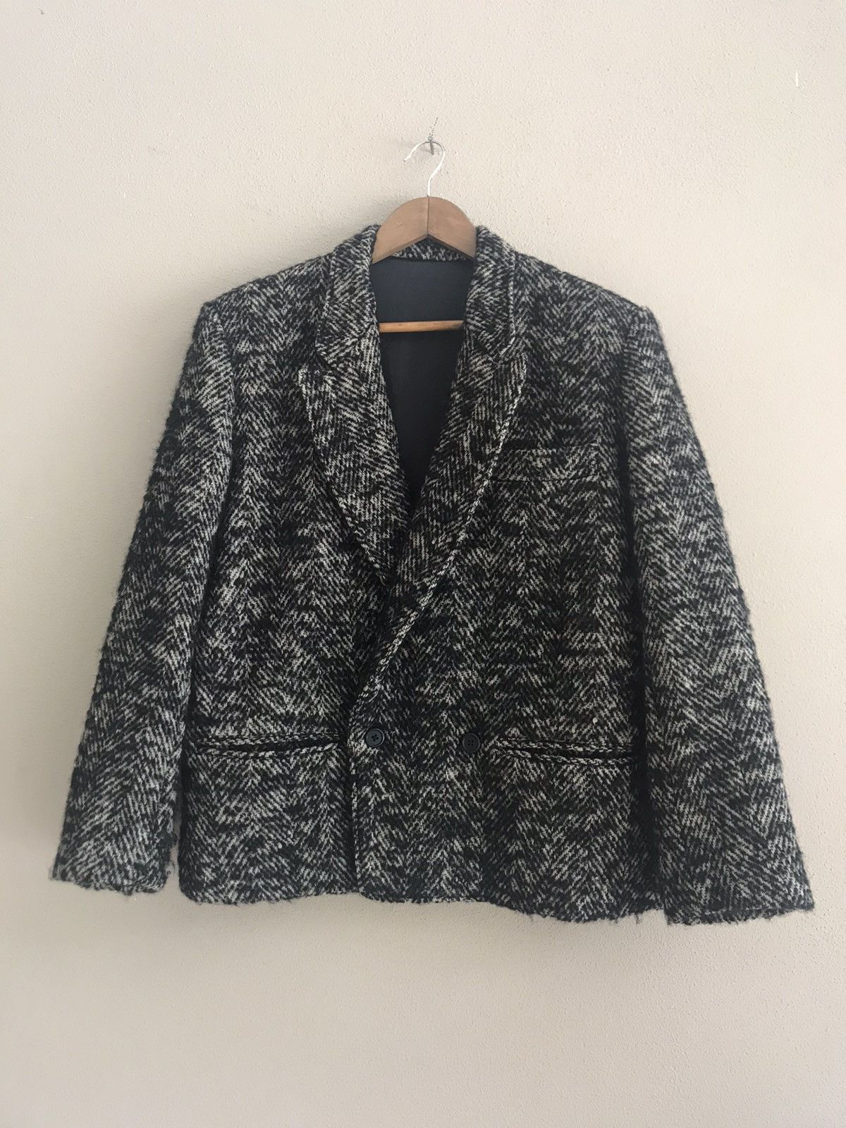 Yohji Yamamoto ✨Ys for Men wool blazer jacket nice design Size US M / EU 48-50 / 2 - 2 Thumbnail