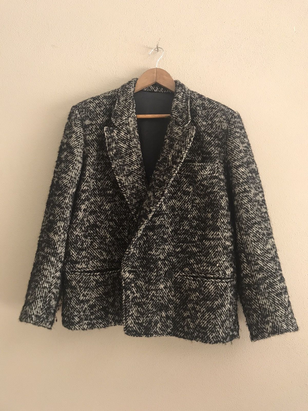 Yohji Yamamoto ✨Ys for Men wool blazer jacket nice design Size US M / EU 48-50 / 2 - 11 Thumbnail