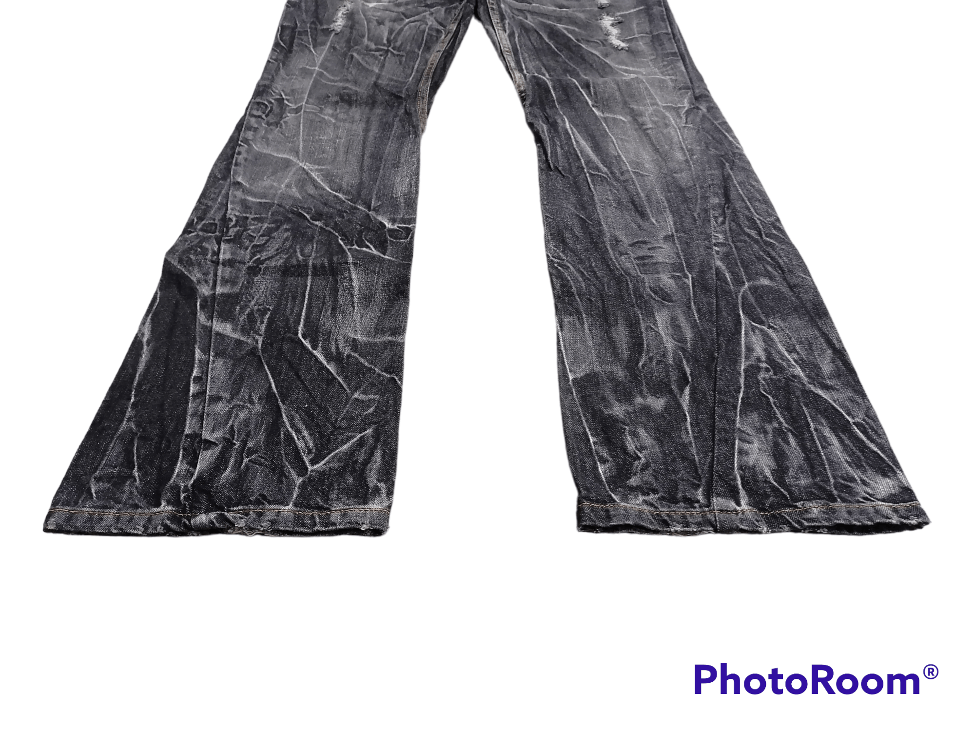 Hysteric Glamour × Japanese Brand FLARED TWIST🔥Antfui Jeans Distressed Denim Pants⚡⚡⚡ Size US 31 - 2 Thumbnail