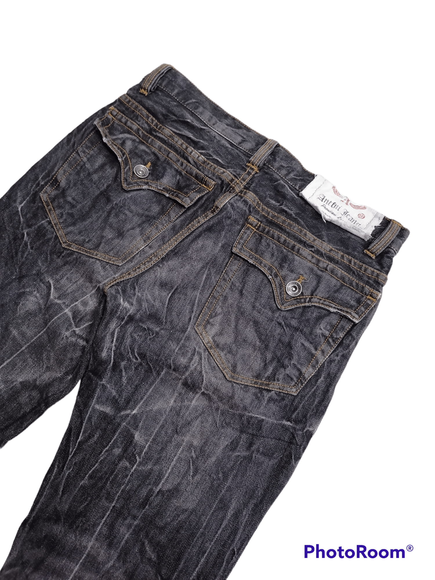 Hysteric Glamour × Japanese Brand FLARED TWIST🔥Antfui Jeans Distressed Denim Pants⚡⚡⚡ Size US 31 - 7 Thumbnail