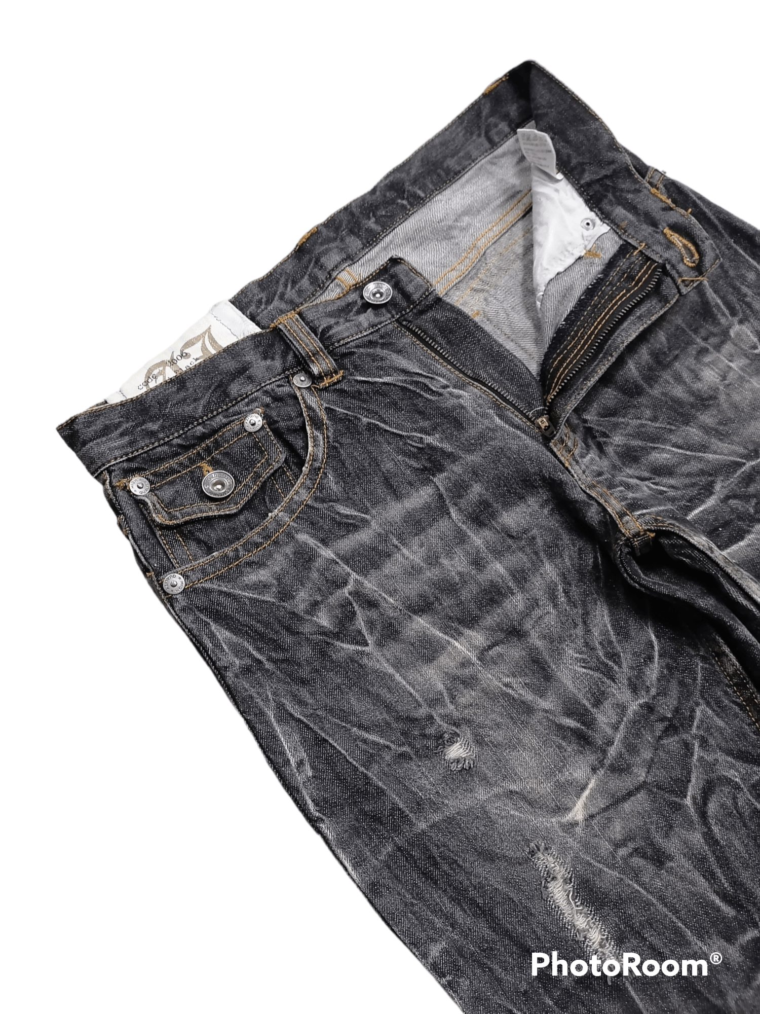 Hysteric Glamour × Japanese Brand FLARED TWIST🔥Antfui Jeans Distressed Denim Pants⚡⚡⚡ Size US 31 - 5 Thumbnail