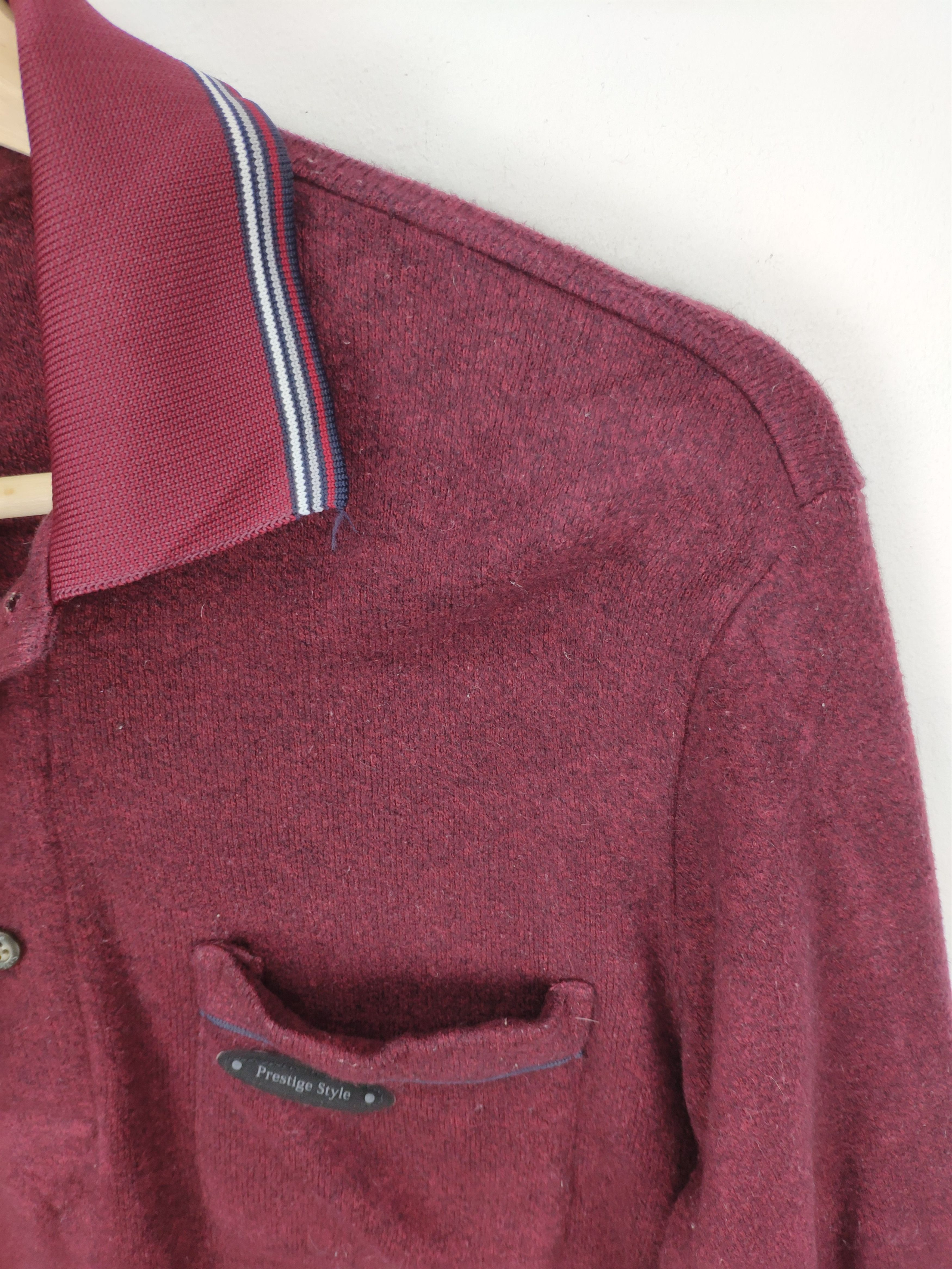 Japanese Brand × Vintage Vintage Polo Shirt Long Sleeve by Topvalu Size US M / EU 48-50 / 2 - 6 Thumbnail