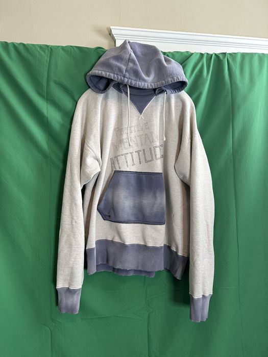 SAINT MICHAEL x HAROSHI gray blue hoodie NWT - Sweats & hoodies