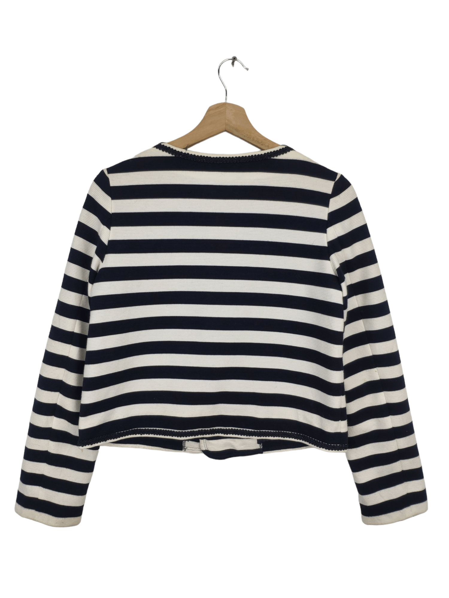 Japanese Brand × Vintage Vintage Cropped Cardigan Striped Yohji Yamamoto Style Size S / US 4 / IT 40 - 2 Thumbnail