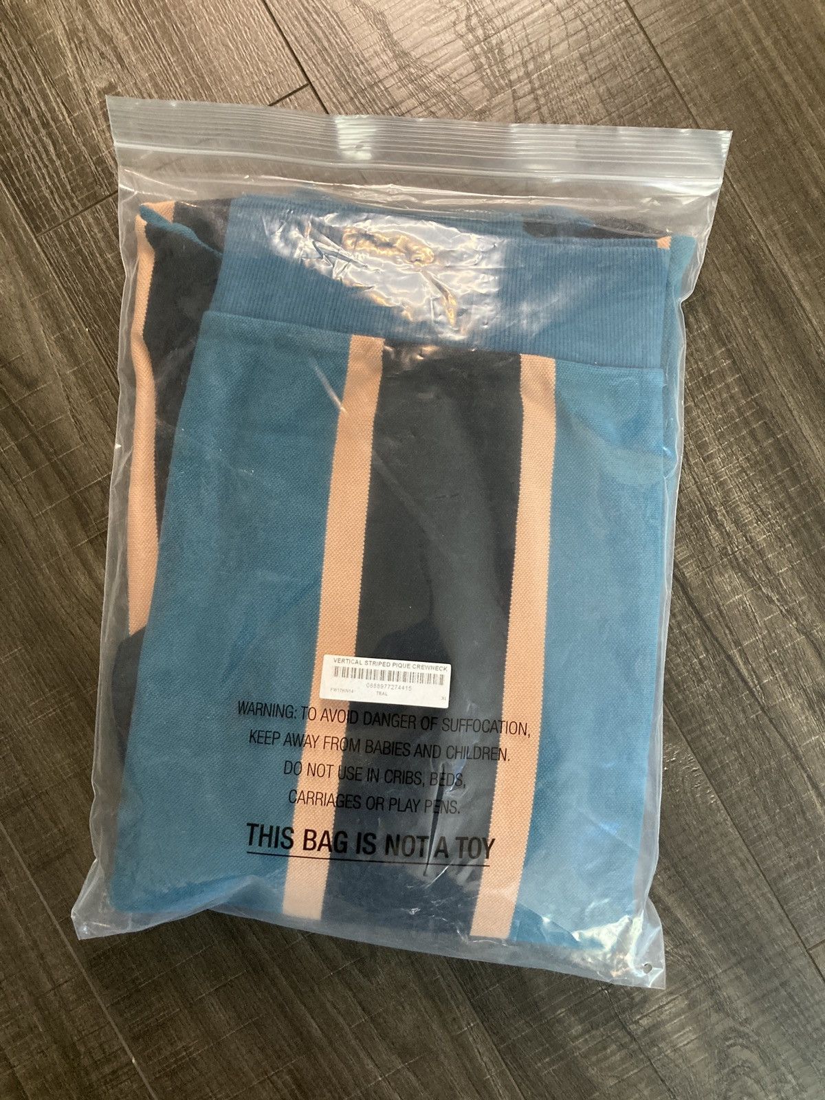 Supreme SUPREME Vertical Stripe Pique Crewneck Size US XL / EU 56 / 4 - 3 Thumbnail