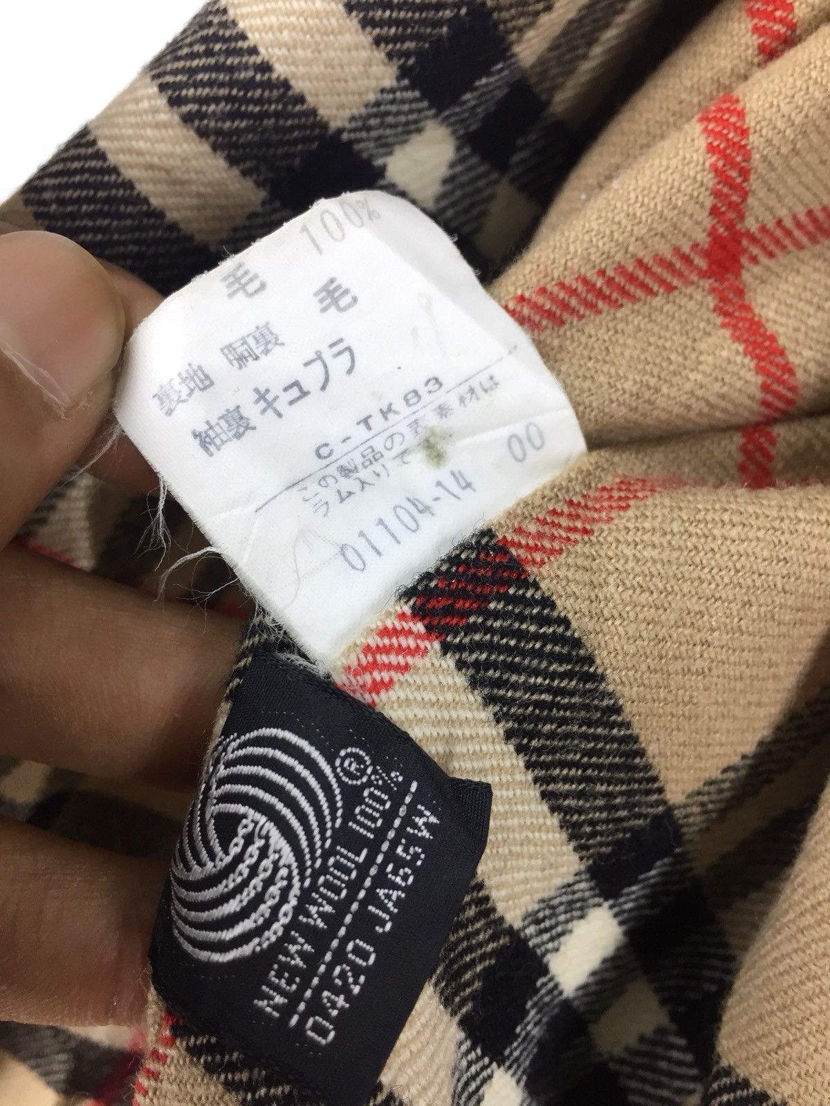 Burberry VINTAGE BURBERRYS WOOL BOMBER JACKET Size US L / EU 52-54 / 3 - 10 Thumbnail