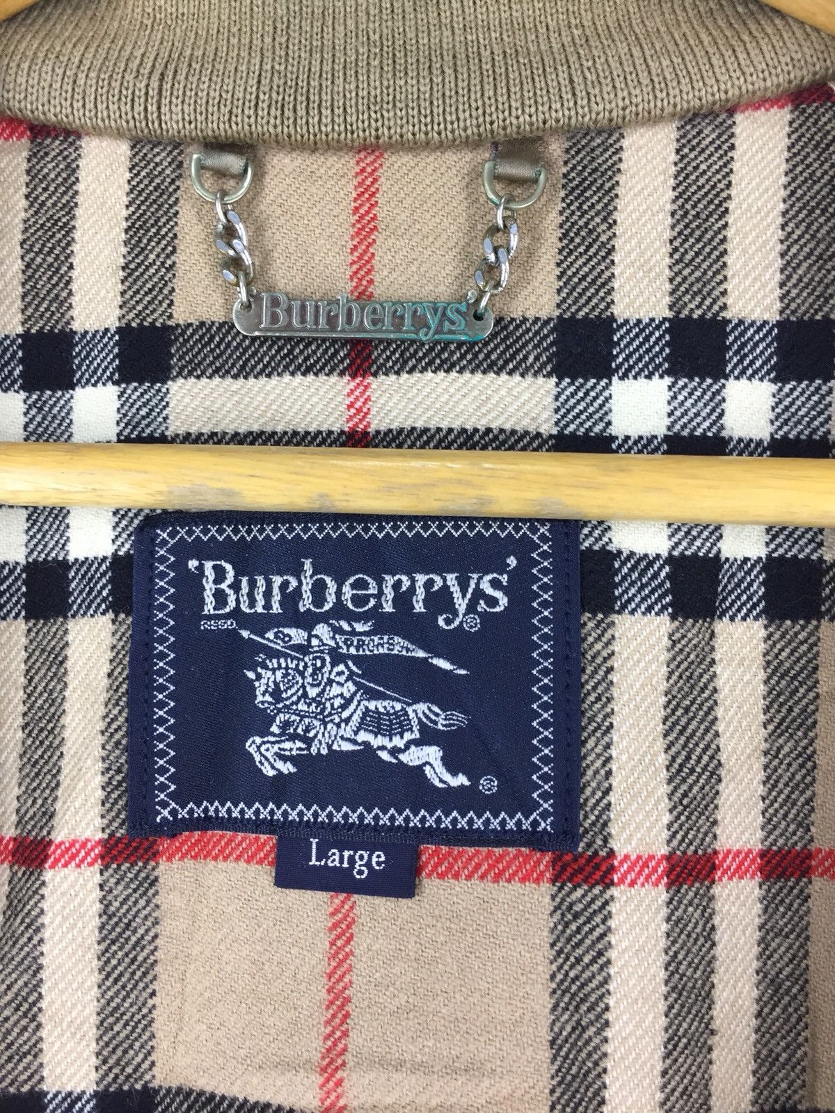 Burberry VINTAGE BURBERRYS WOOL BOMBER JACKET Size US L / EU 52-54 / 3 - 9 Thumbnail