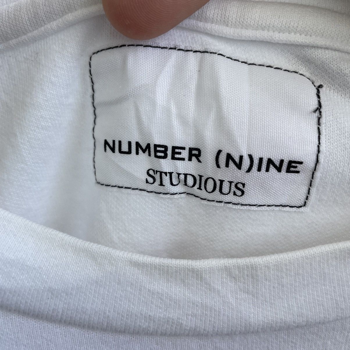 Number (N)ine Vintage Number Nine Studious Tee Shirt Size US L / EU 52-54 / 3 - 2 Thumbnail