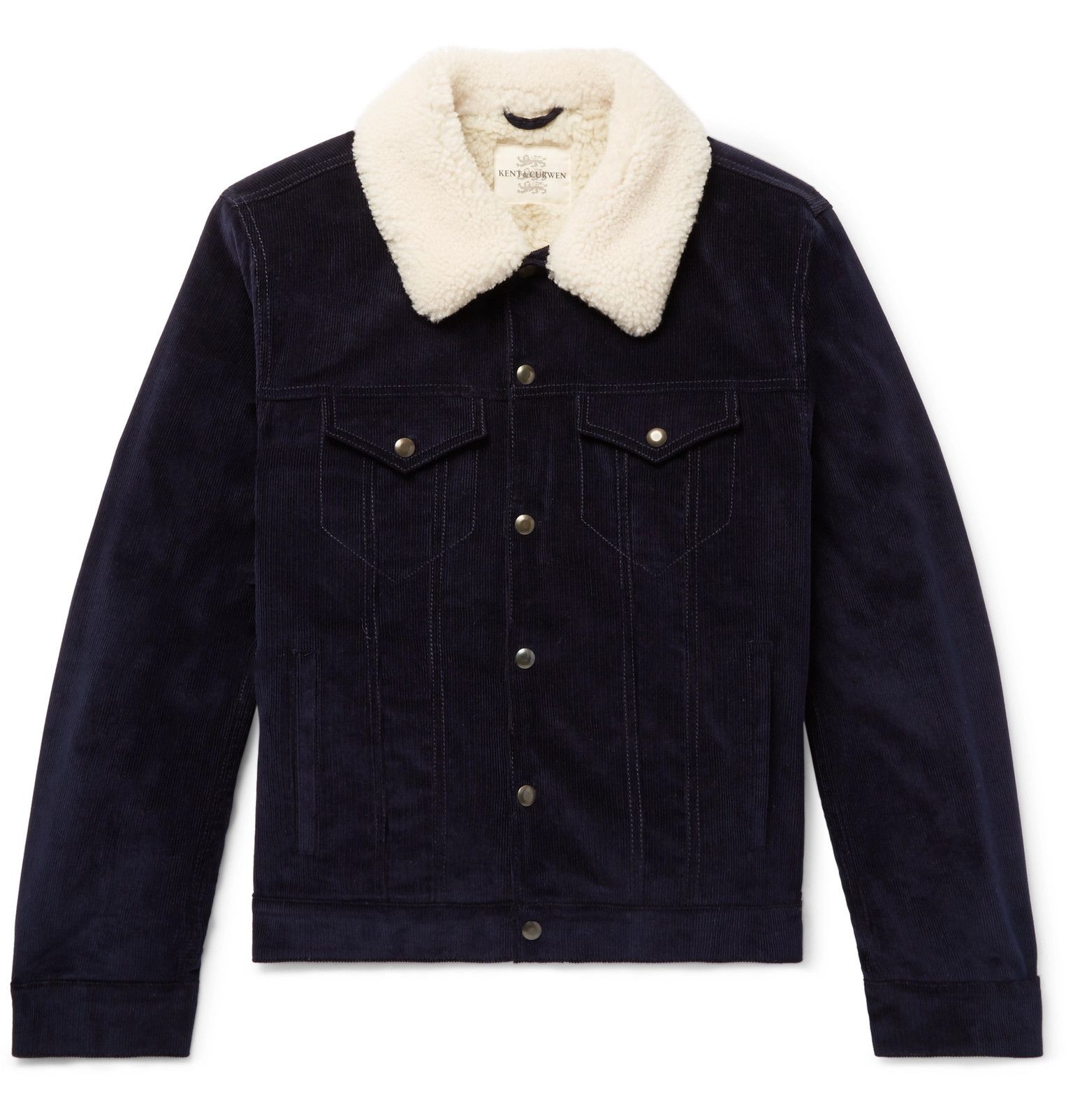 Kent & Curwen Scotney Corduroy Trucker Jacket Size US S / EU 44-46 / 1 - 18 Thumbnail