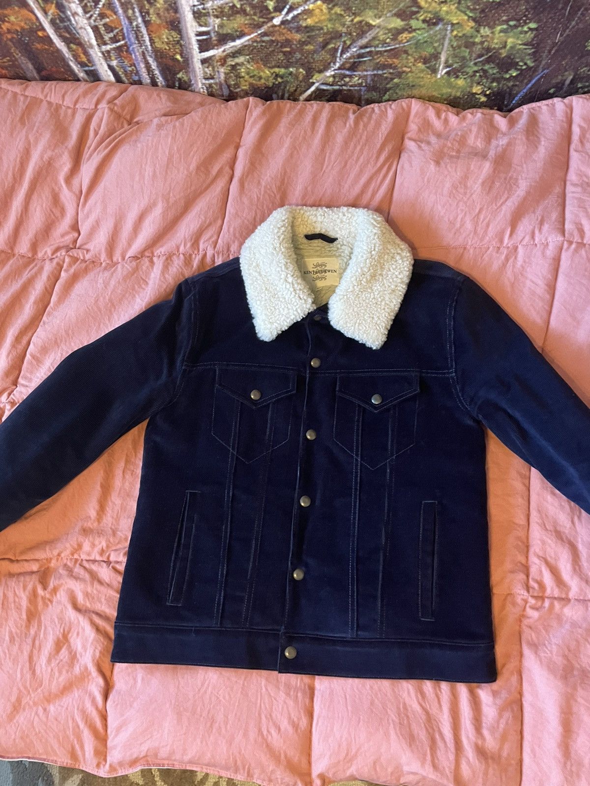 Kent & Curwen Scotney Corduroy Trucker Jacket Size US S / EU 44-46 / 1 - 1 Thumbnail