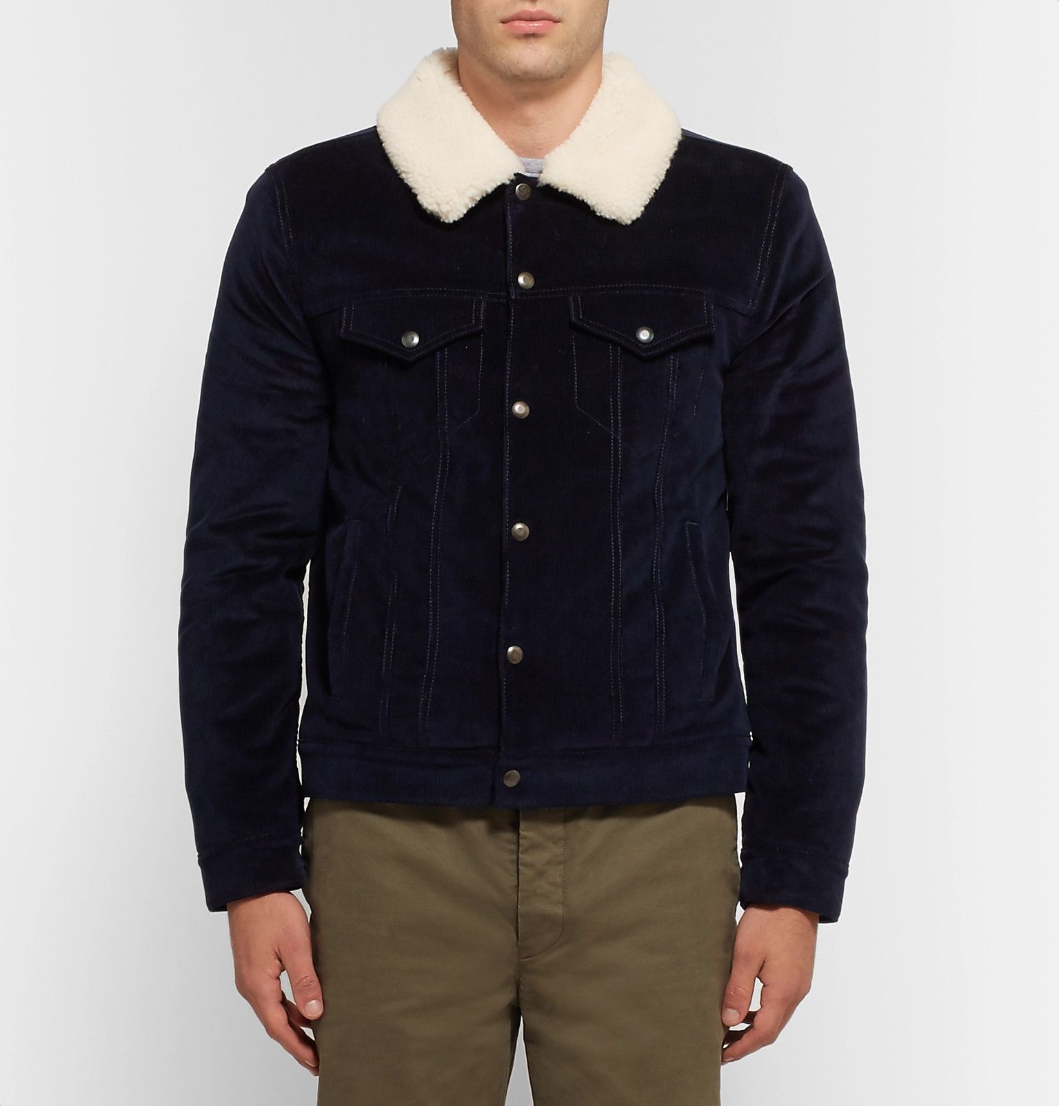 Kent & Curwen Scotney Corduroy Trucker Jacket Size US S / EU 44-46 / 1 - 19 Thumbnail