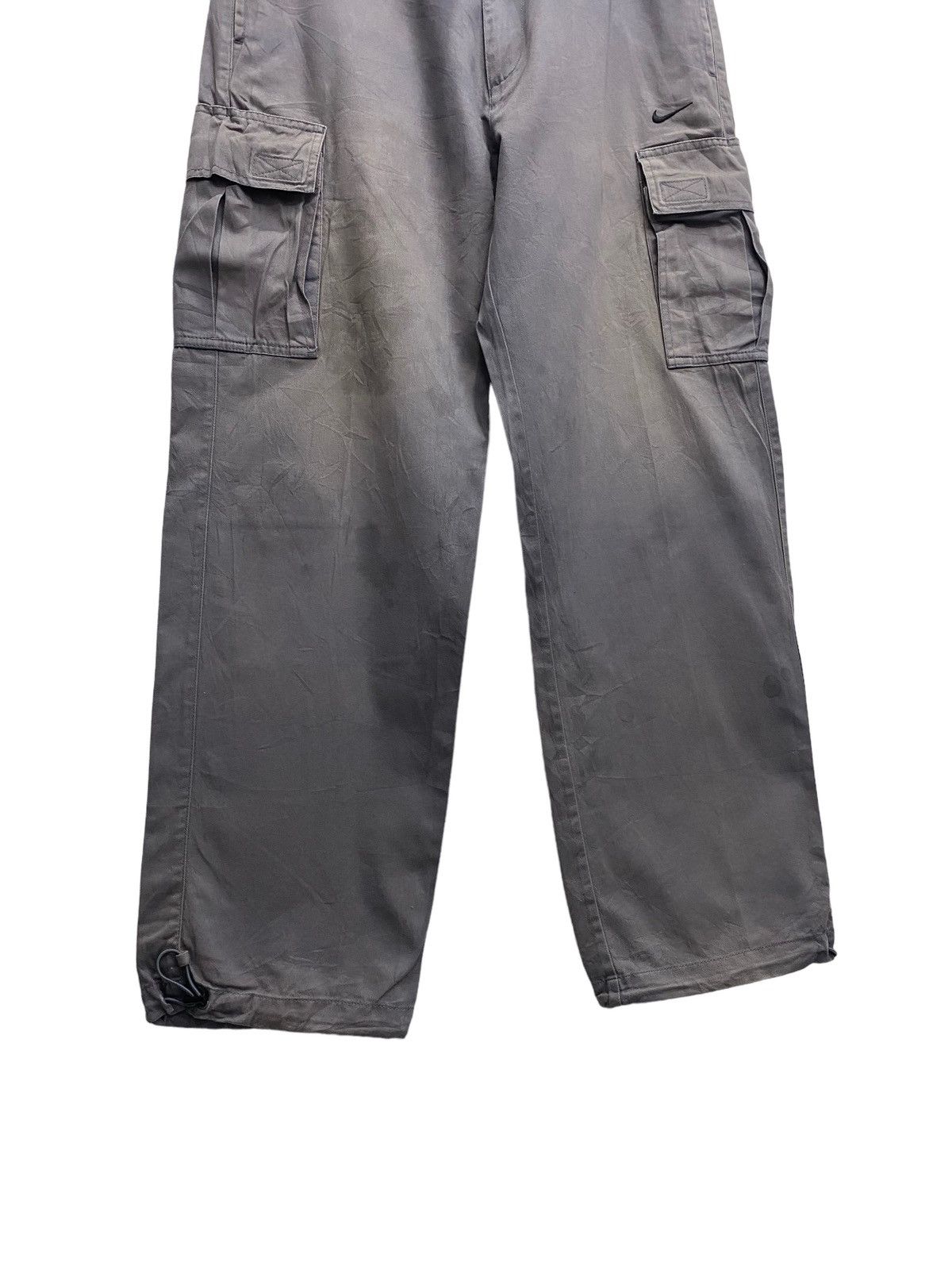 Nike RARE🔥VINTAGE NIKE CARGO PANTS OIL STAINS SPLATTER Size US 30 / EU 46 - 3 Thumbnail