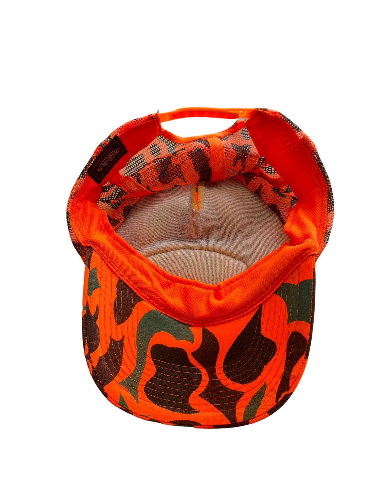 Ed Hardy SICK🔥Von Dutch Orange Camouflage Mesh Snapback Cap Hat Size ONE SIZE - 4 Thumbnail