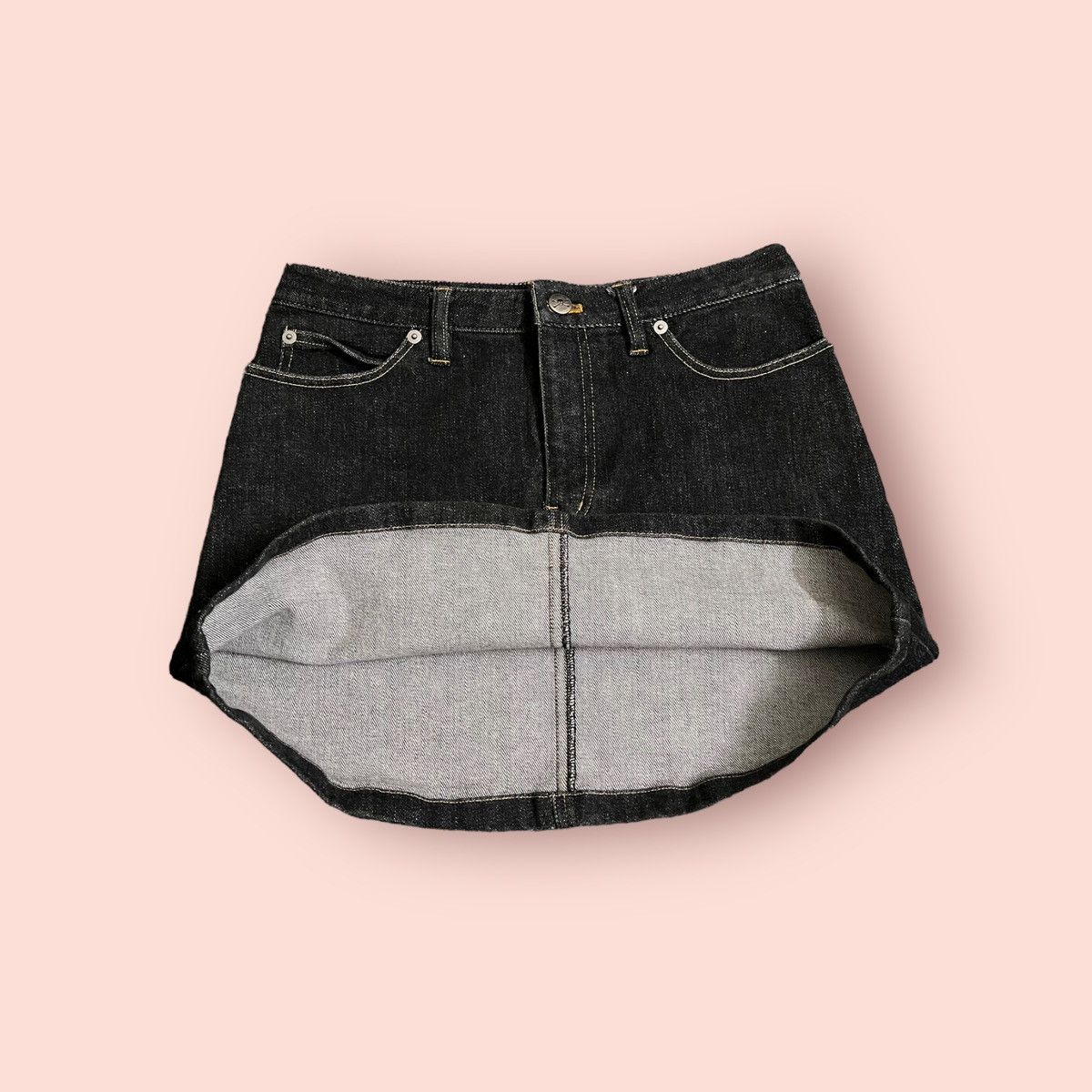 Hysteric Glamour VINTAGE SUPERLOVERS LOVERS ROCK JAPAN DENIM MINI SKIRTS Size 27" / US 4 / IT 40 - 8 Thumbnail