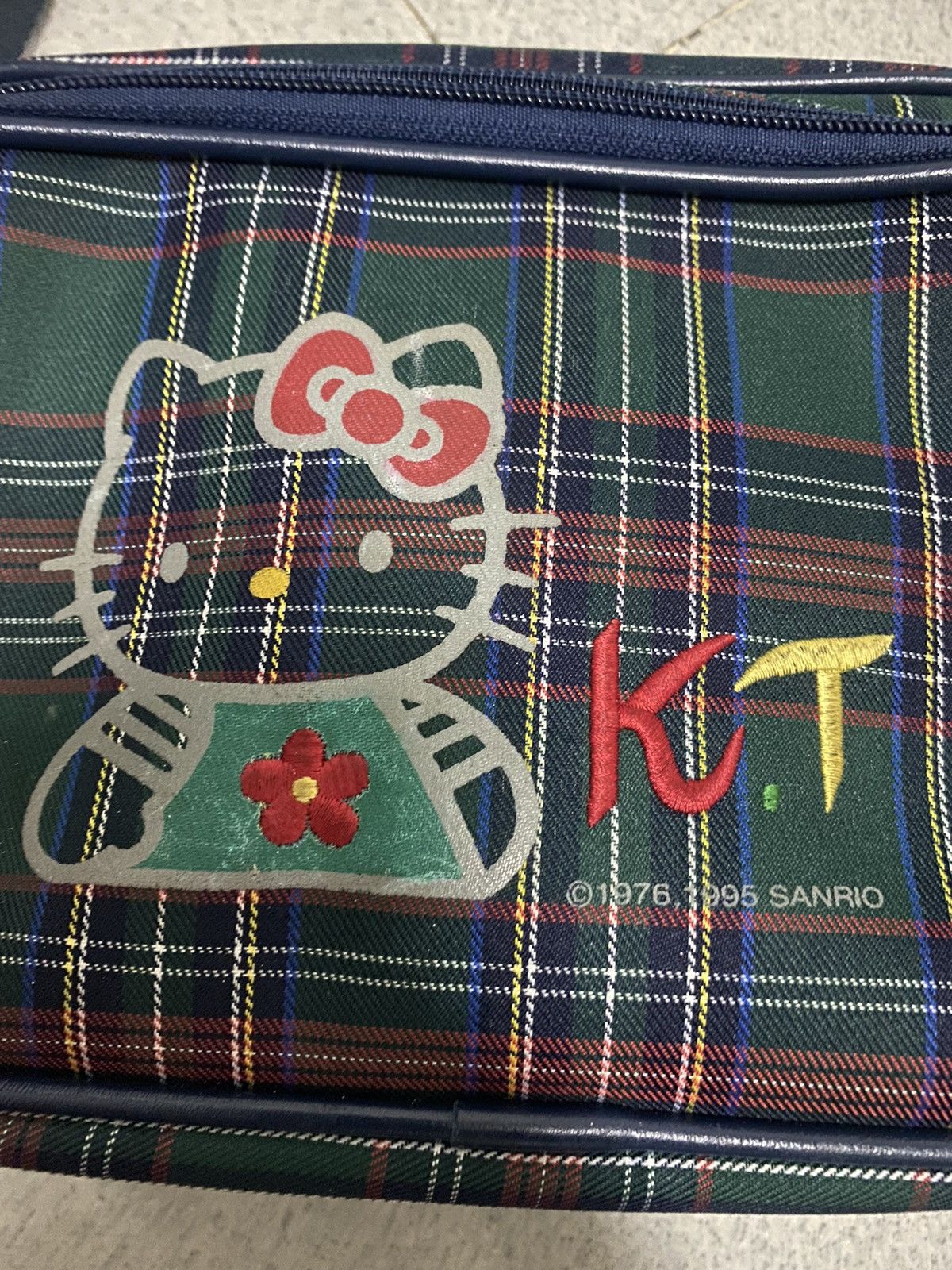 Cartoon Network × Vintage Vintage 90s Hello Kitty Sanrio Plaid Shoulder Bag Size ONE SIZE - 4 Thumbnail