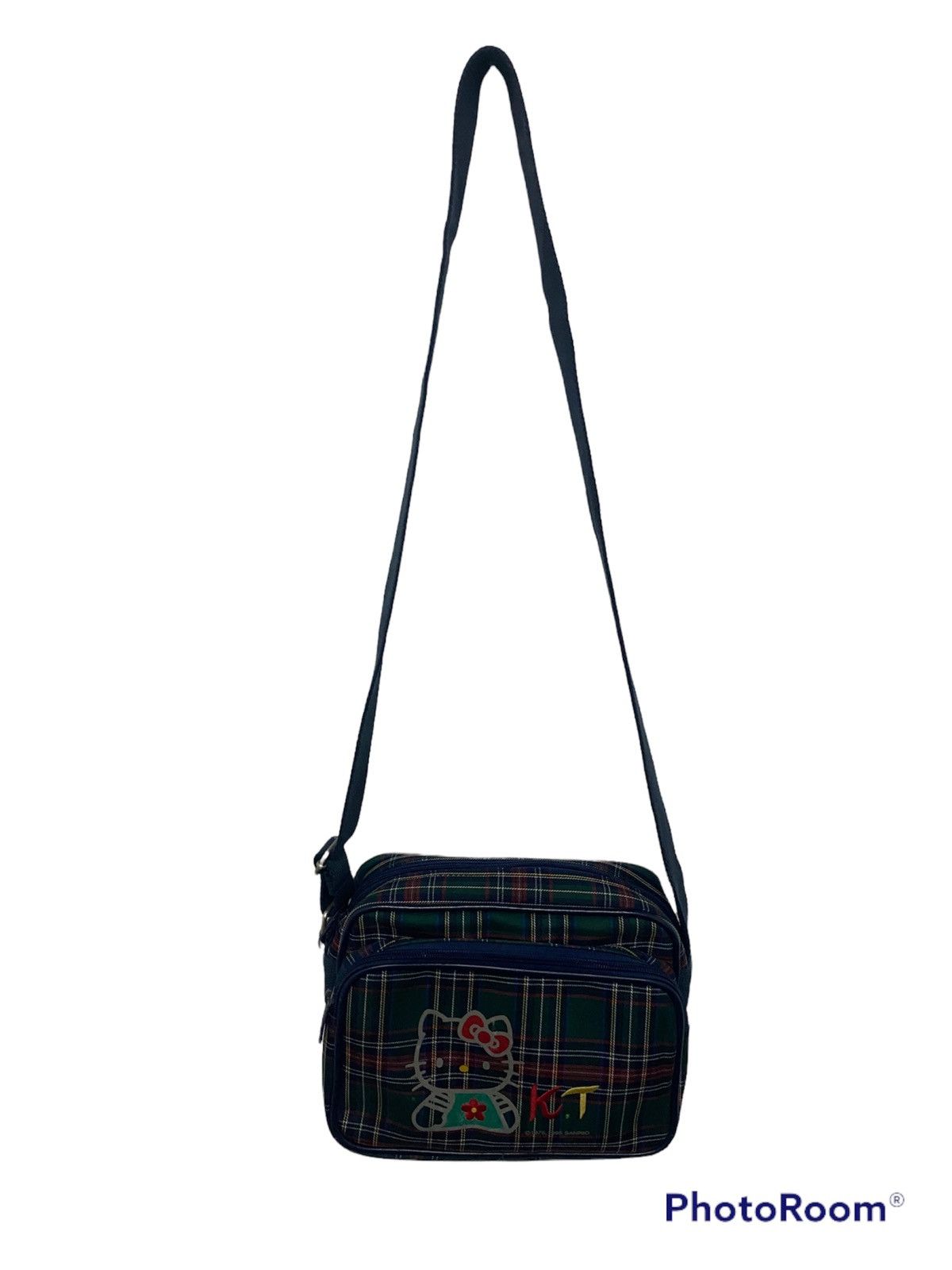 Cartoon Network × Vintage Vintage 90s Hello Kitty Sanrio Plaid Shoulder Bag Size ONE SIZE - 11 Thumbnail