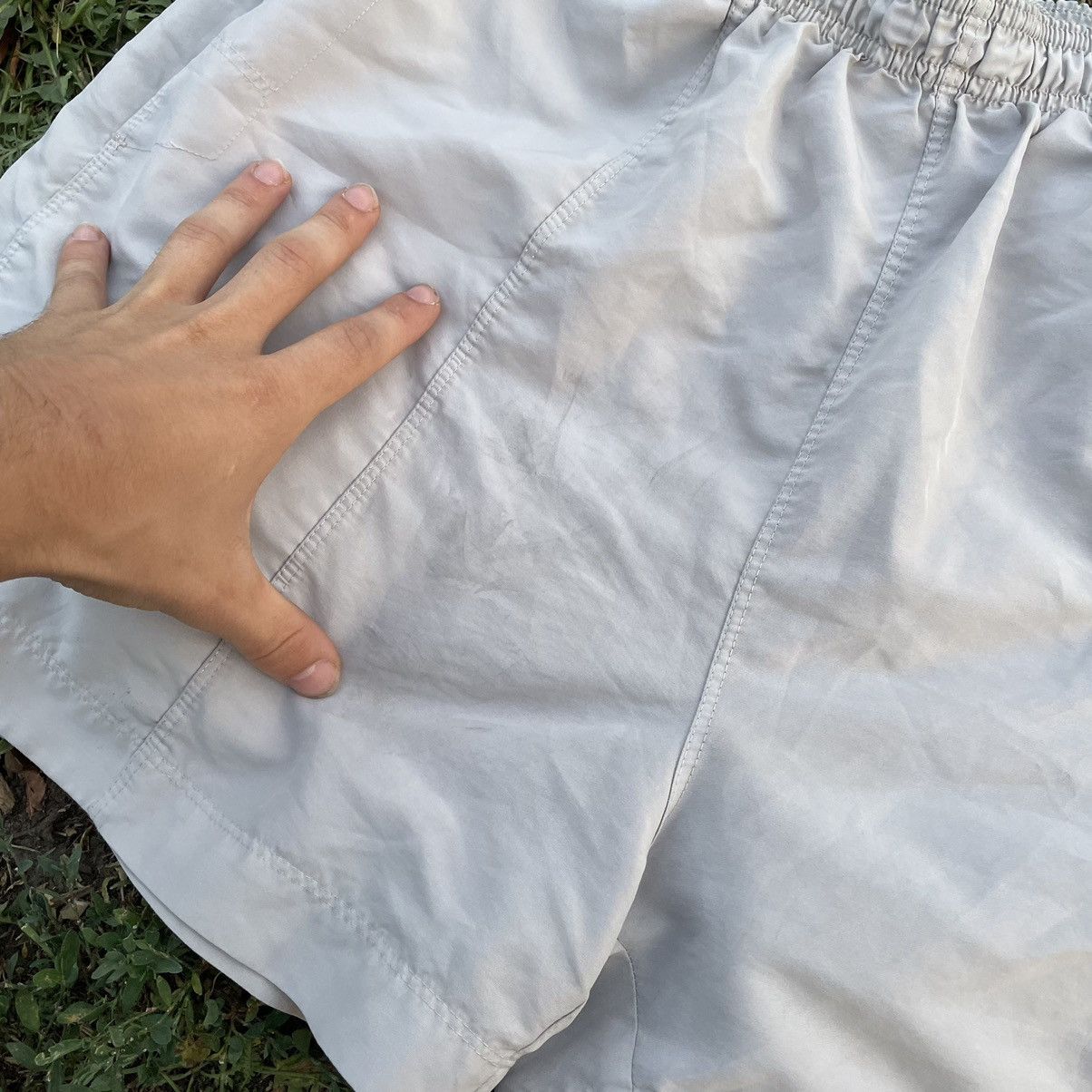 Vintage Vintage 90s Reebok Baggy Shorts Streetwear Y2K White Logo 34 Size US 34 / EU 50 - 4 Thumbnail