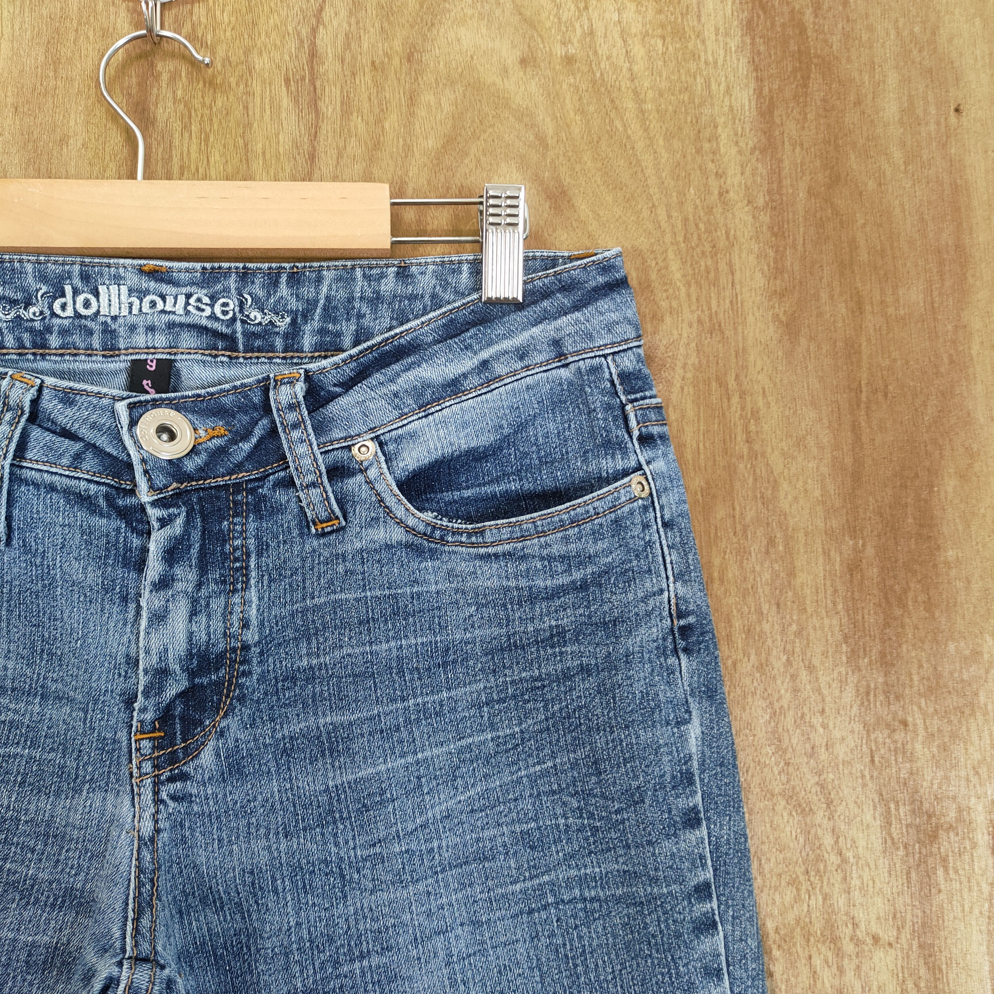 If Six Was Nine × Japanese Brand × Jean VINTAGE JAPANESE LIGHT BLUE BOOTCUT FLARE JEANS Size US 32 / EU 48 - 6 Thumbnail