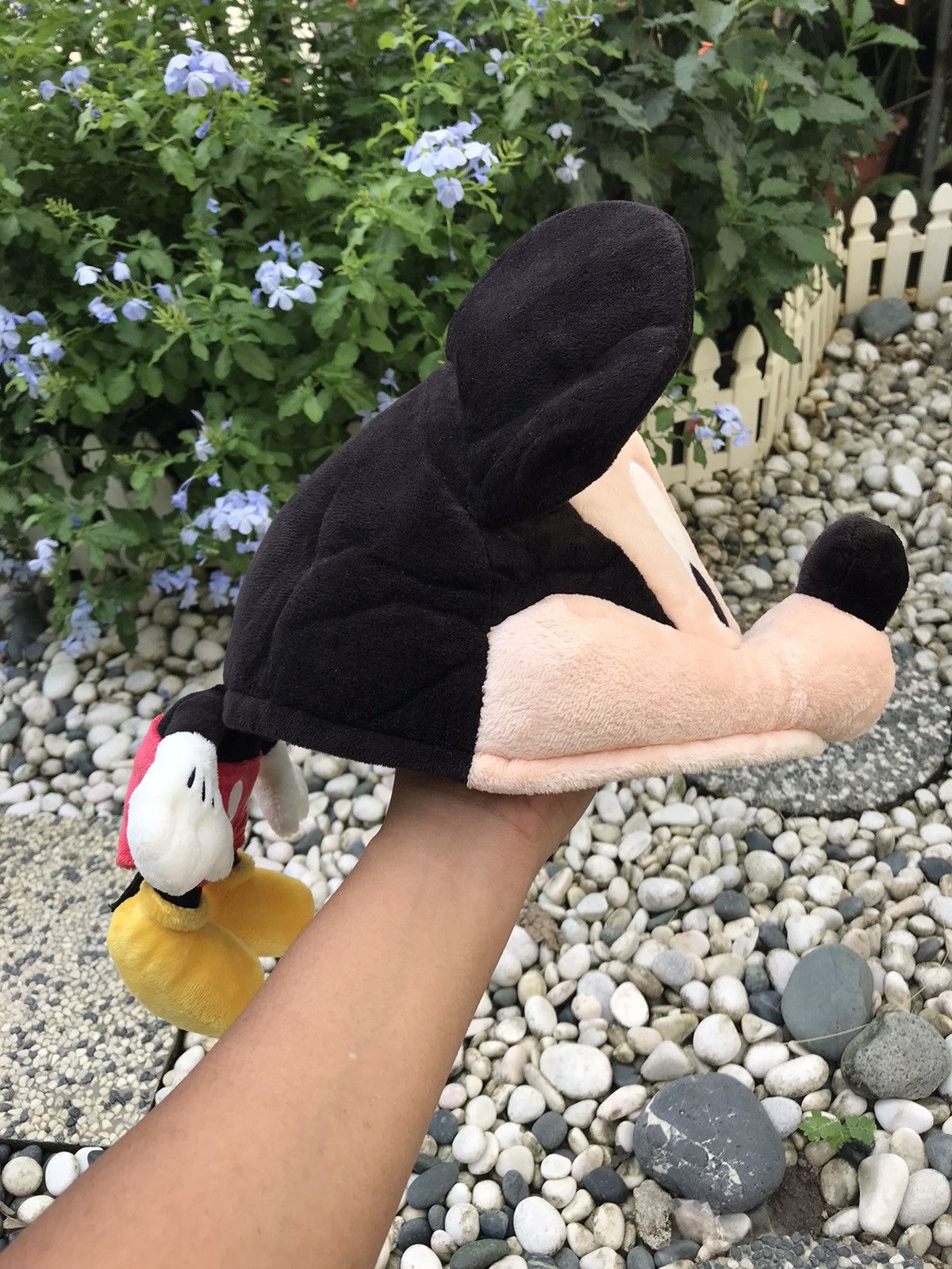 Disney × Japanese Brand AUTHENTIC MICKEY MOUSE WITH PLUSH BODY CAP HAT Size ONE SIZE - 4 Thumbnail