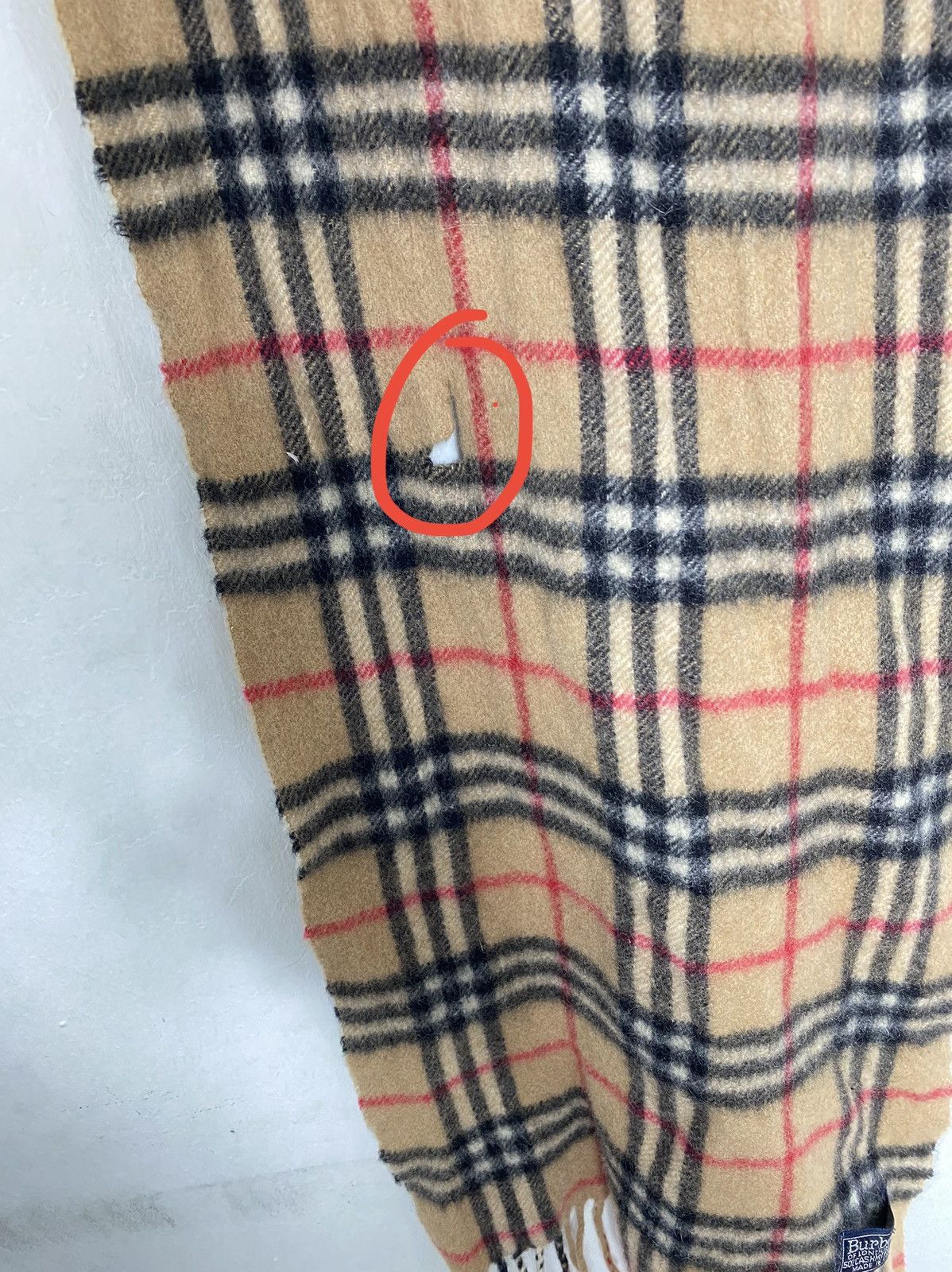 Burberry × Vintage Burberry Nova Check Wool Scarf Size ONE SIZE - 3 Thumbnail