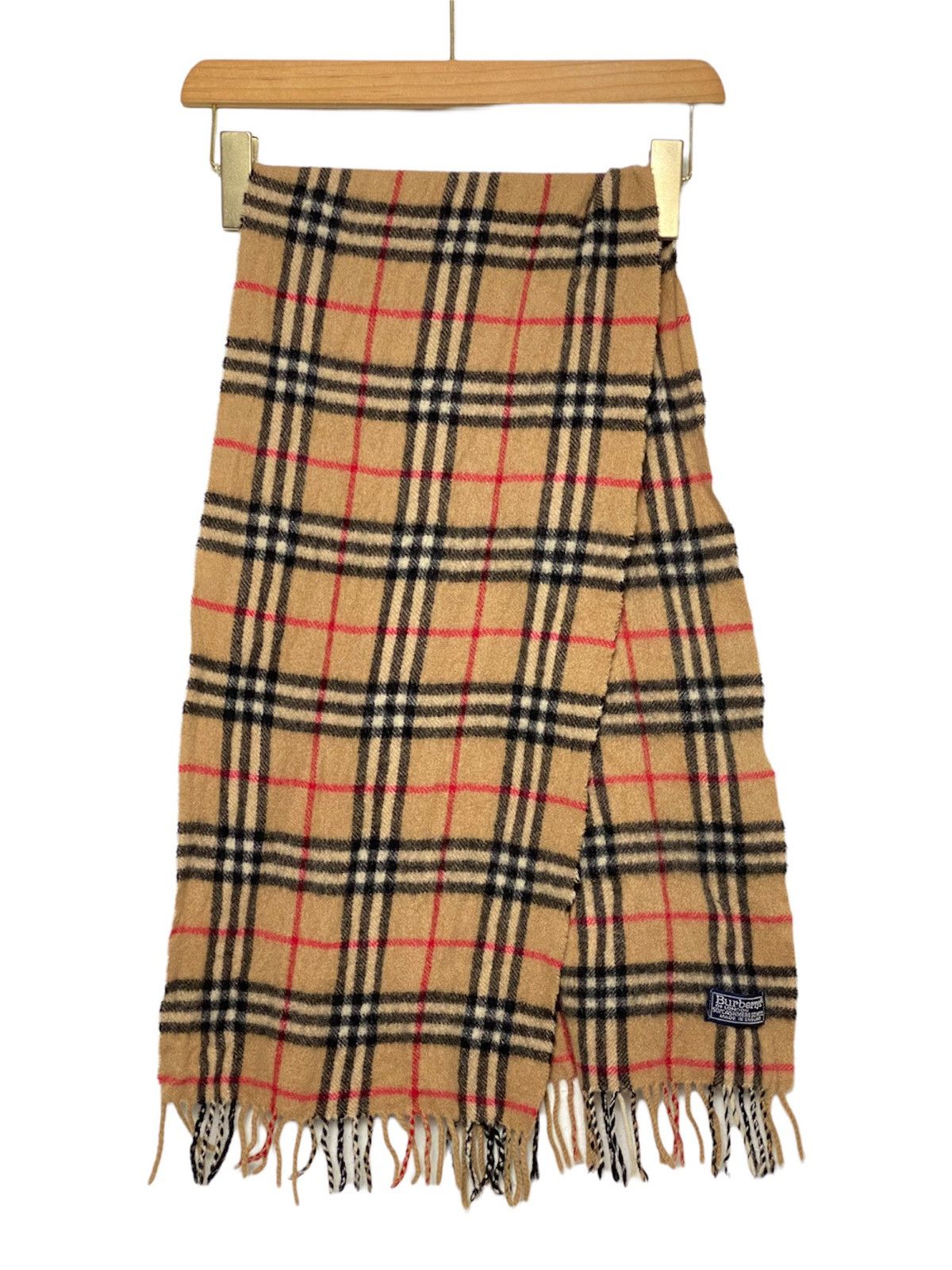 Burberry × Vintage Burberry Nova Check Wool Scarf Size ONE SIZE - 1 Thumbnail