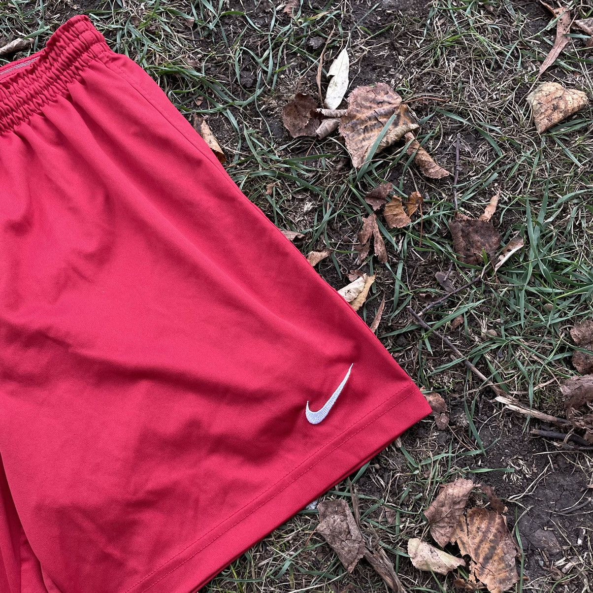 Nike Vintage Y2K Drill Nike Swoosh Logo Shorts Streetwear 90s Size US 30 / EU 46 - 3 Thumbnail