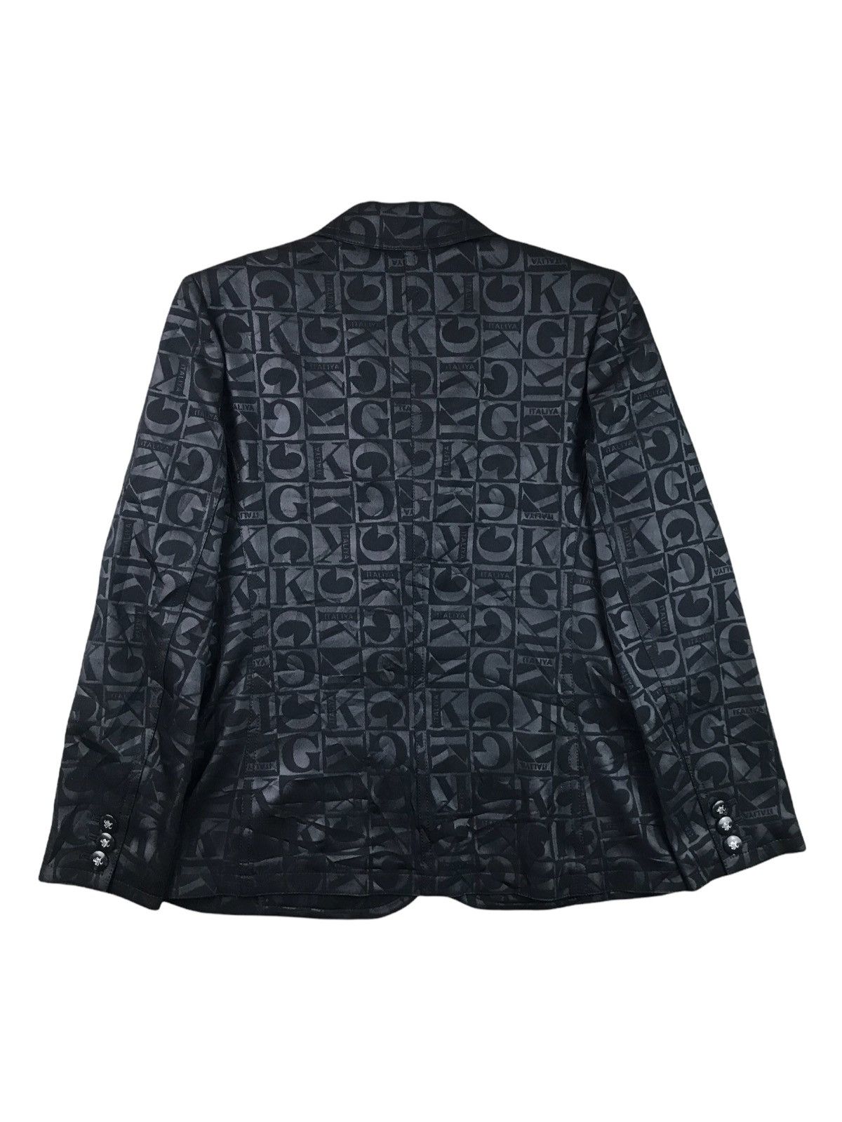 Japanese Brand × Vintage 🔥VINTAGE GK ITALIYA STYLISH BLAZER COAT MONOGRAM Size US M / EU 48-50 / 2 - 2 Thumbnail