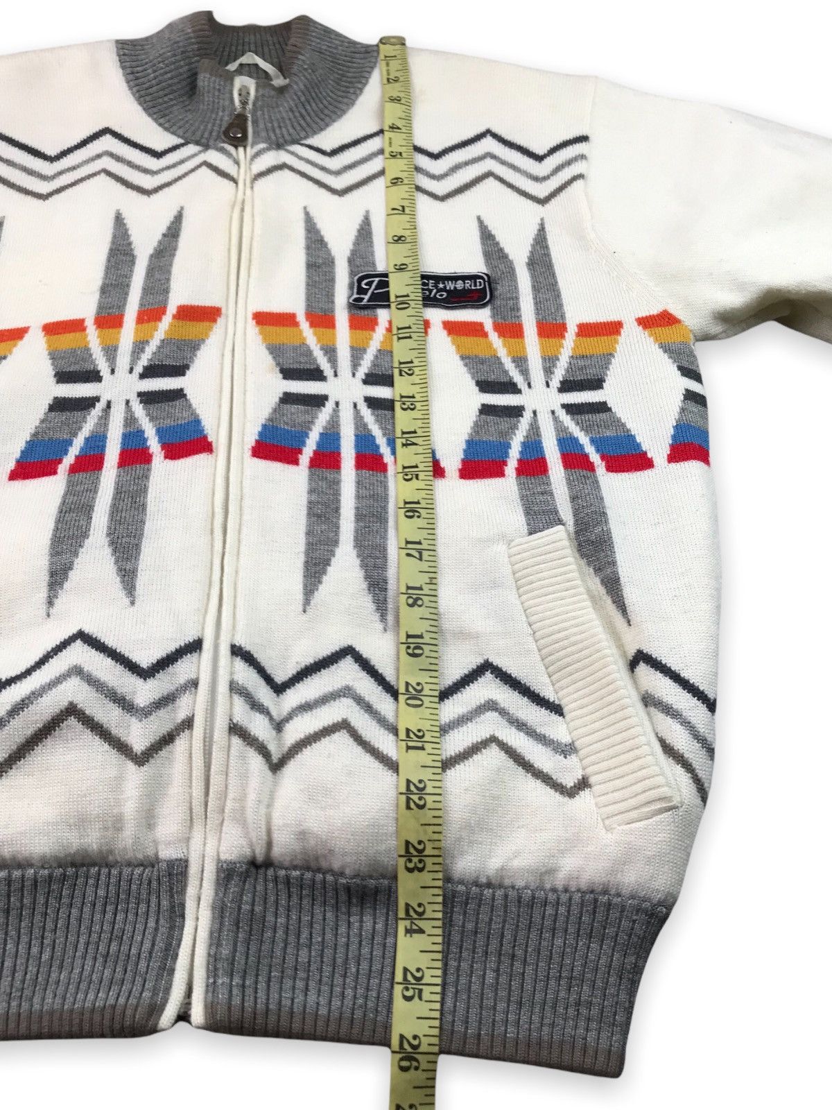 Native × Vintage 🔥VINTAGE PAGELO PEACE WORLD NATIVE NAVAJO KNITWEAR ZIPPER Size US M / EU 48-50 / 2 - 16 Thumbnail