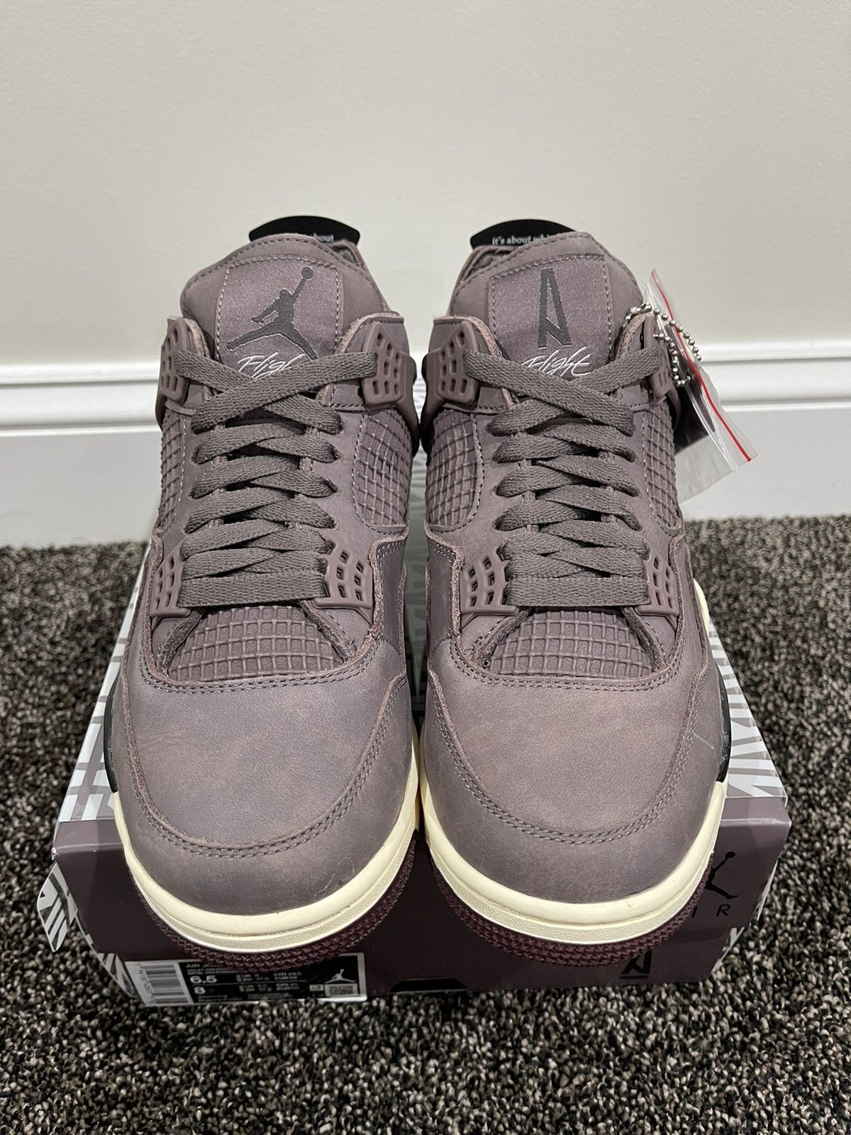 A Ma Maniere × Jordan Brand Air Jordan Retro 4 AMM A Ma Maniere Violet Ore Size US 6.5 / EU 39-40 - 3 Thumbnail