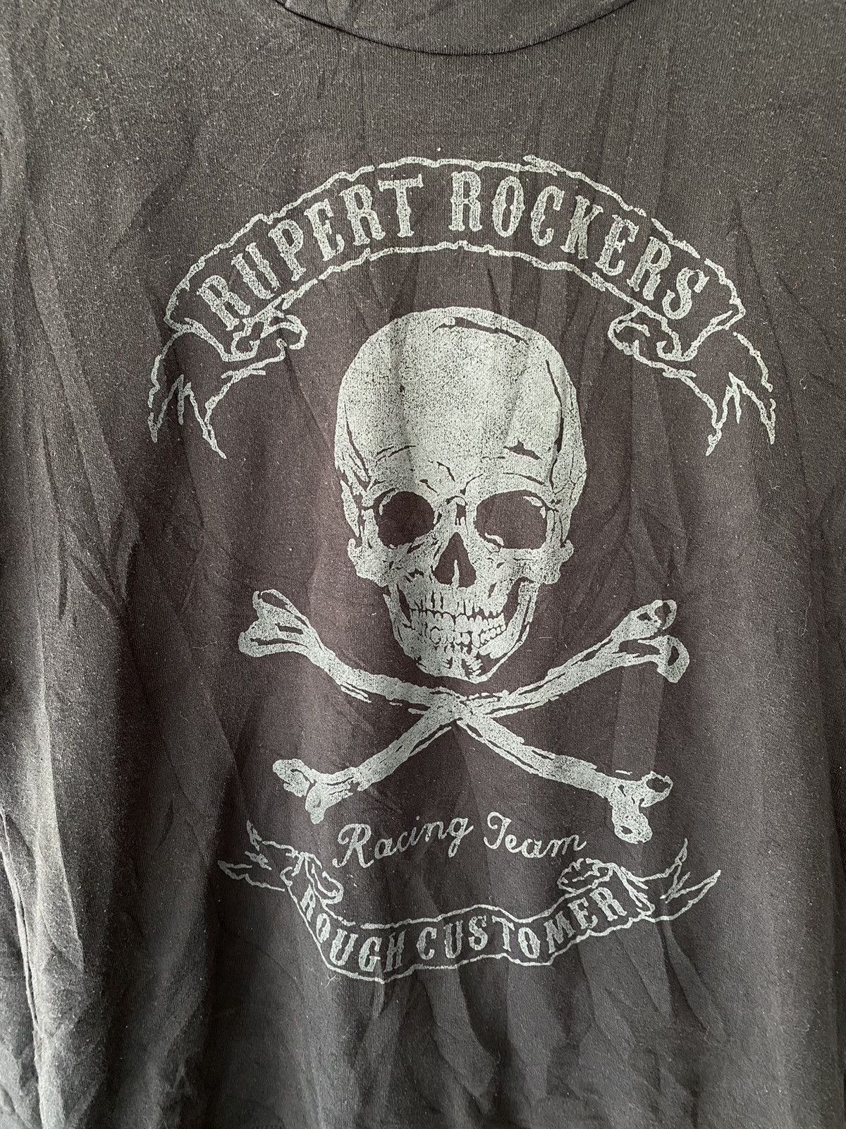 Japanese Brand Vtg EDGE Rupert Japan Ninja Skull racing hoodie Size US M / EU 48-50 / 2 - 4 Thumbnail