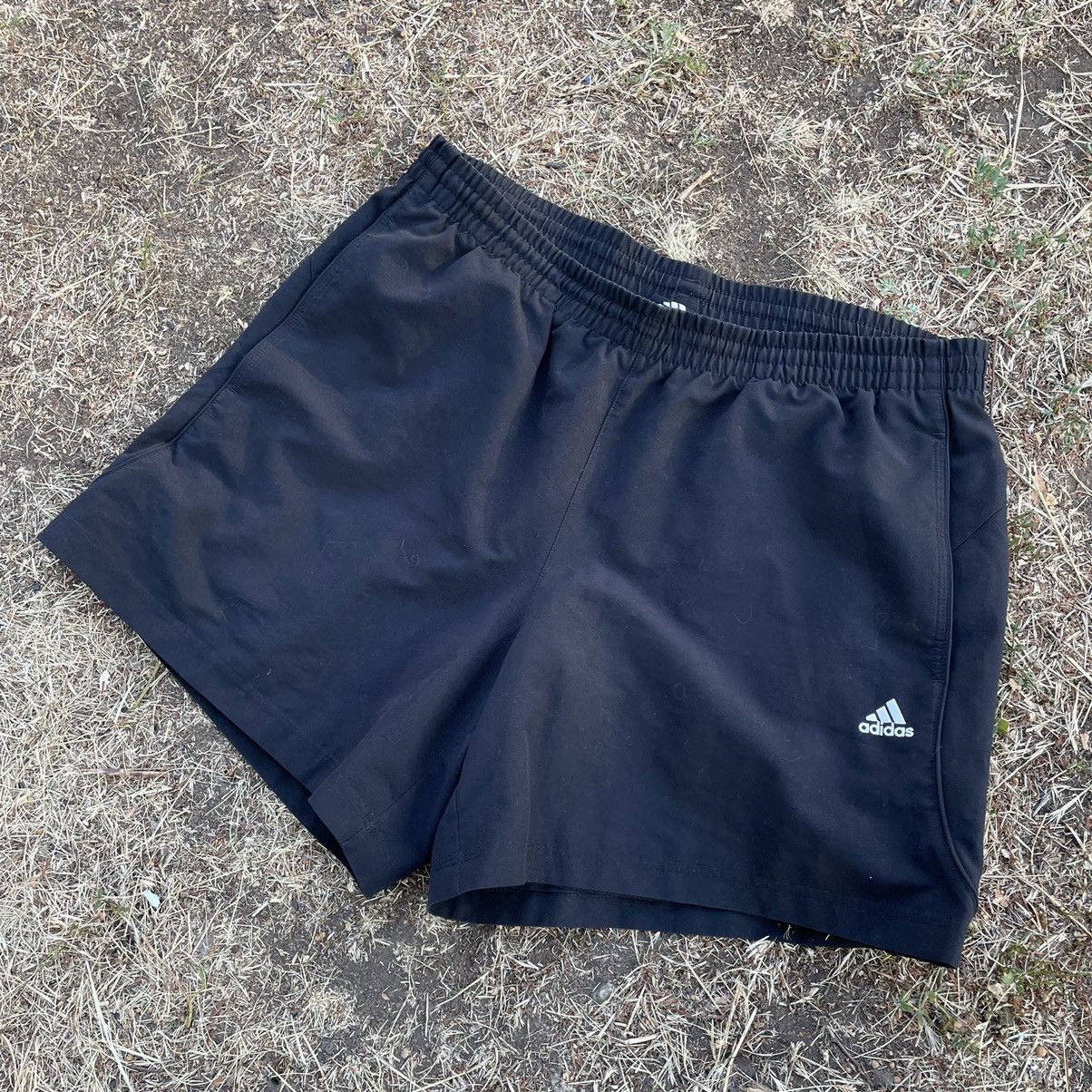 Vintage Vintage 90s Adidas Nylon Shorts Navy Streetwear Jogger 34 Size US 34 / EU 50 - 3 Thumbnail