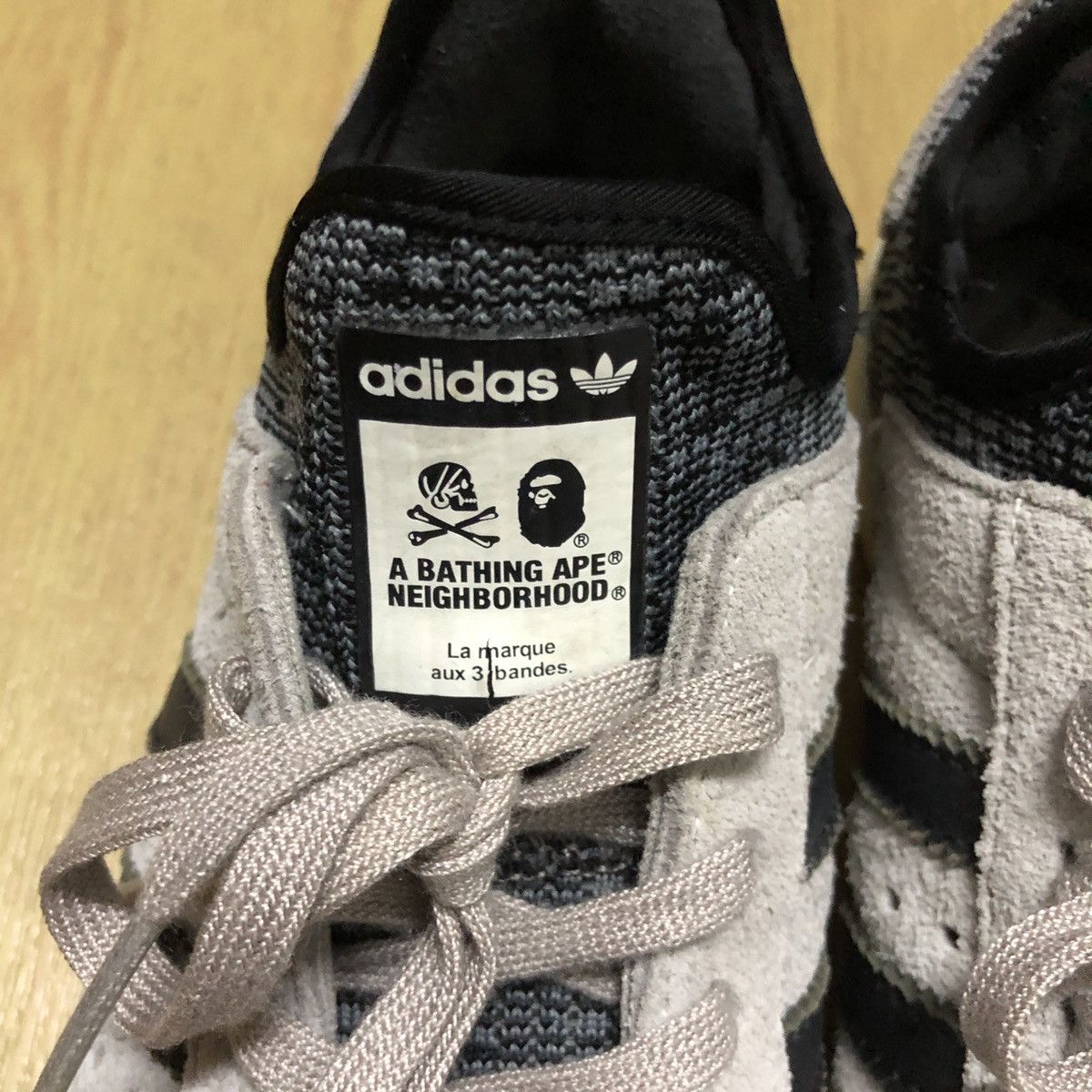 Adidas × Bape × Neighborhood Bape x Neigborhood x Superstar Boost Grey Black 2017 Size US 7 / EU 40 - 8 Thumbnail